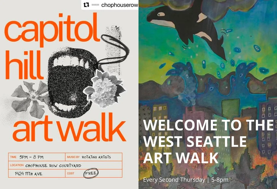 Capitol Hill Art Walk + West Seattle Art Walk