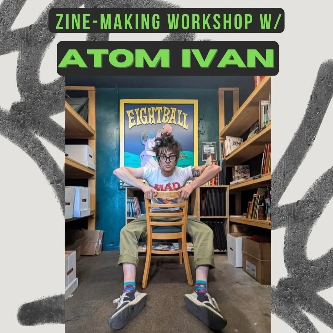 SEATTLE CREATES presents The Creative Exchange: Zine Making with Atom Ivan