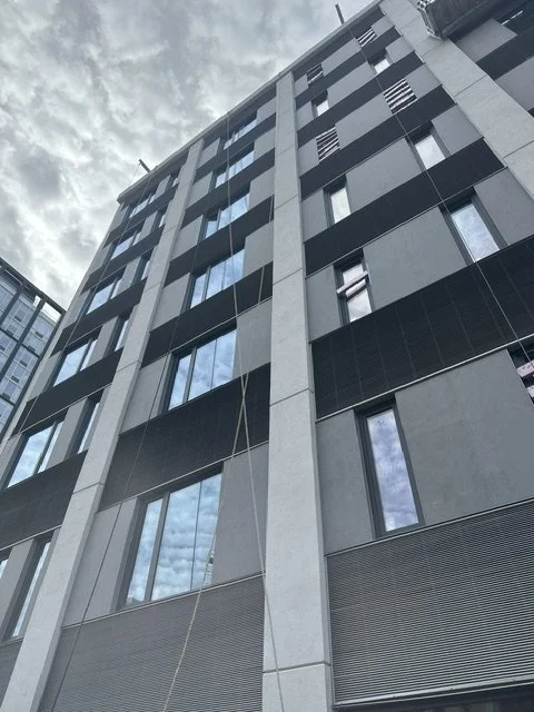 Back (N) Elevation of the Building
