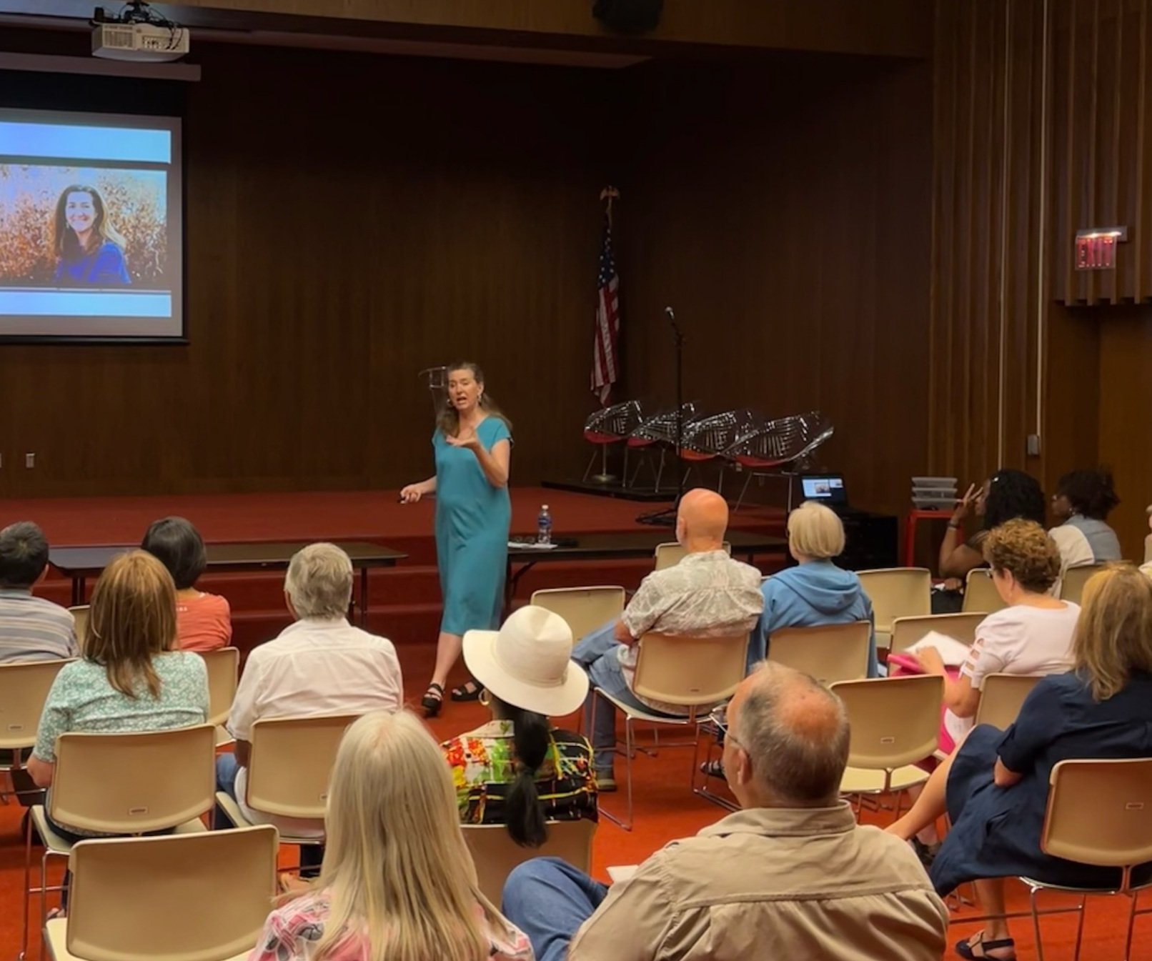 Cath at an estate planning seminar in Chattanooga