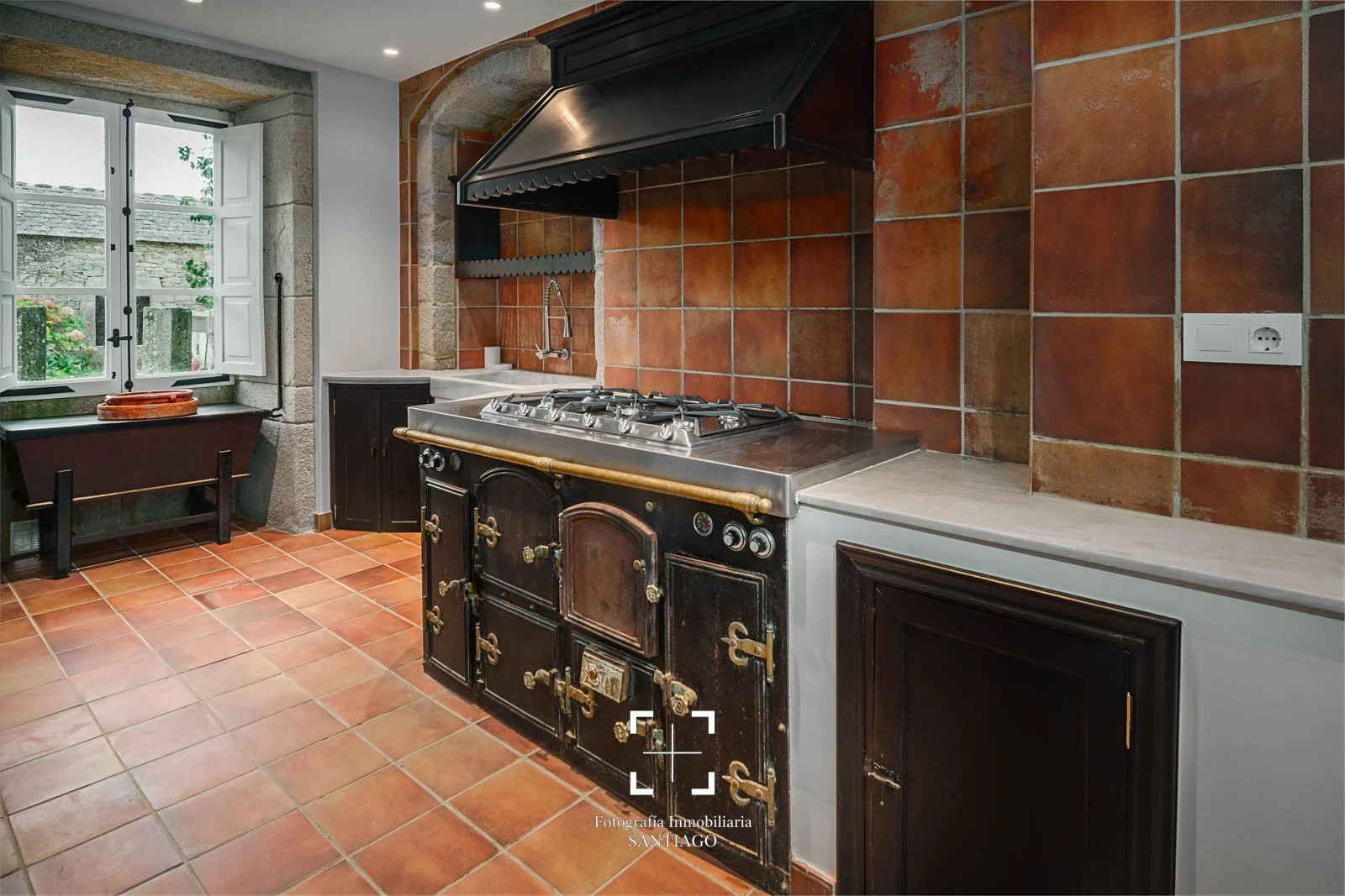 Fotografía profesional de interiores en alojamiento turístico de alto nivel en Galicia