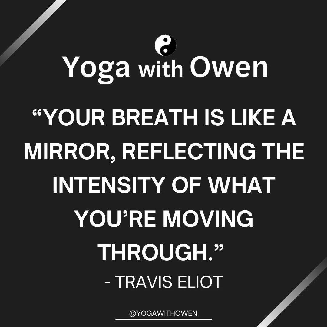By practicing calm and conscious breathing, we develop a skill both on and off the mat. We can check into how we are reacting to moments in our day both externally in the world around us and internally with any stressful thoughts and notice our breat