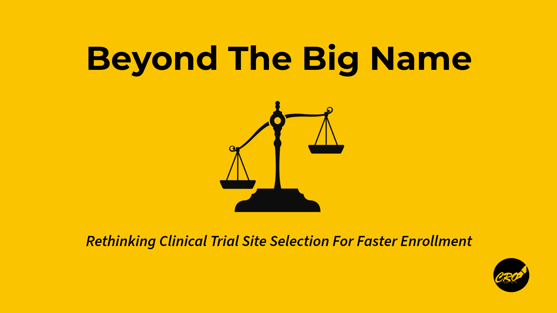 Beyond the Big Name: Rethinking Clinical Trial Site Selection for Faster Enrollment