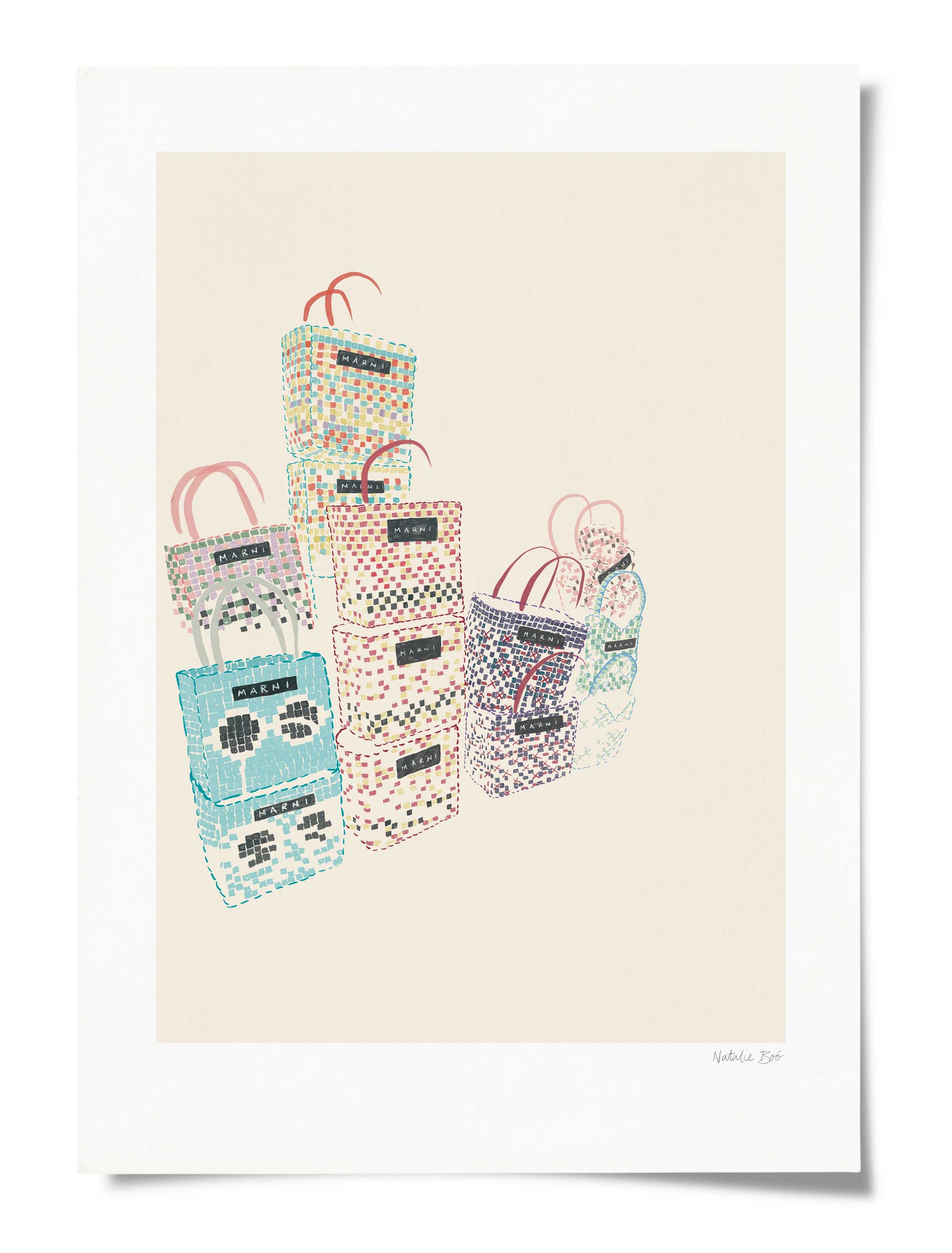 Marni marketplace art print