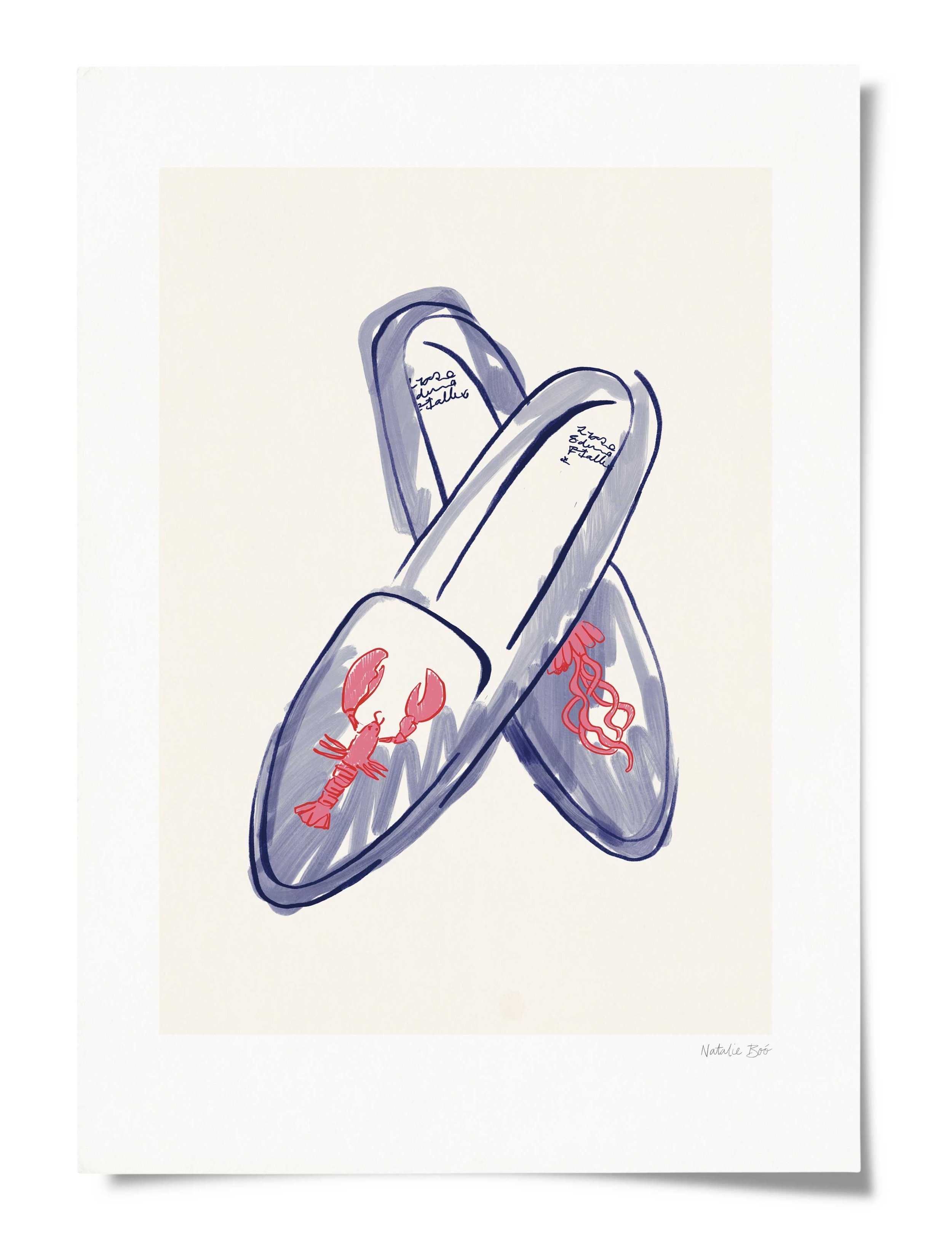 Shell yeah! soles art print