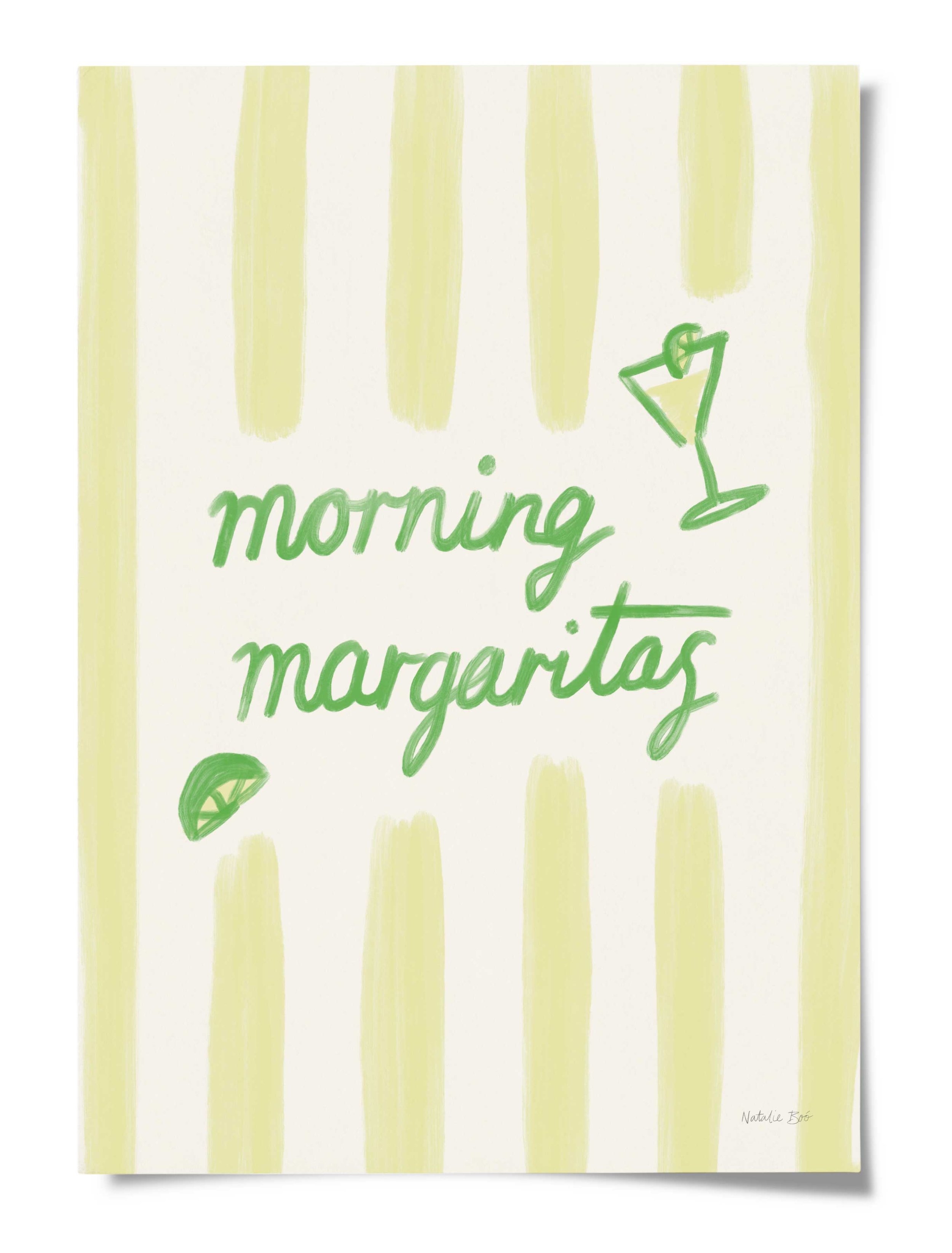 Morning margaritas art print