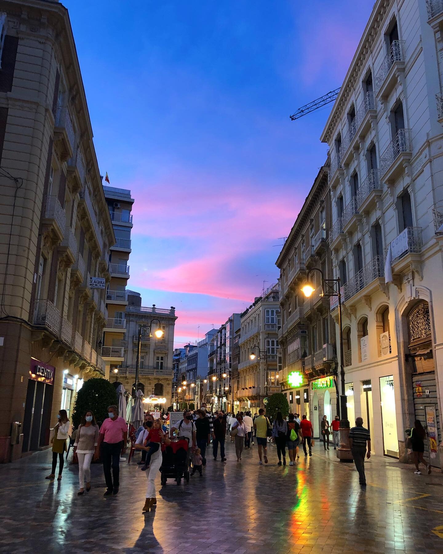 Autumn evenings in #Cartagena. A beautiful old town with cobblestone streets and colourful buildings. Just a short drive from La Manga 🚘🌇🍷 #Summer #Spain #Local #Adventure #LaManga #History #Port #Spanish