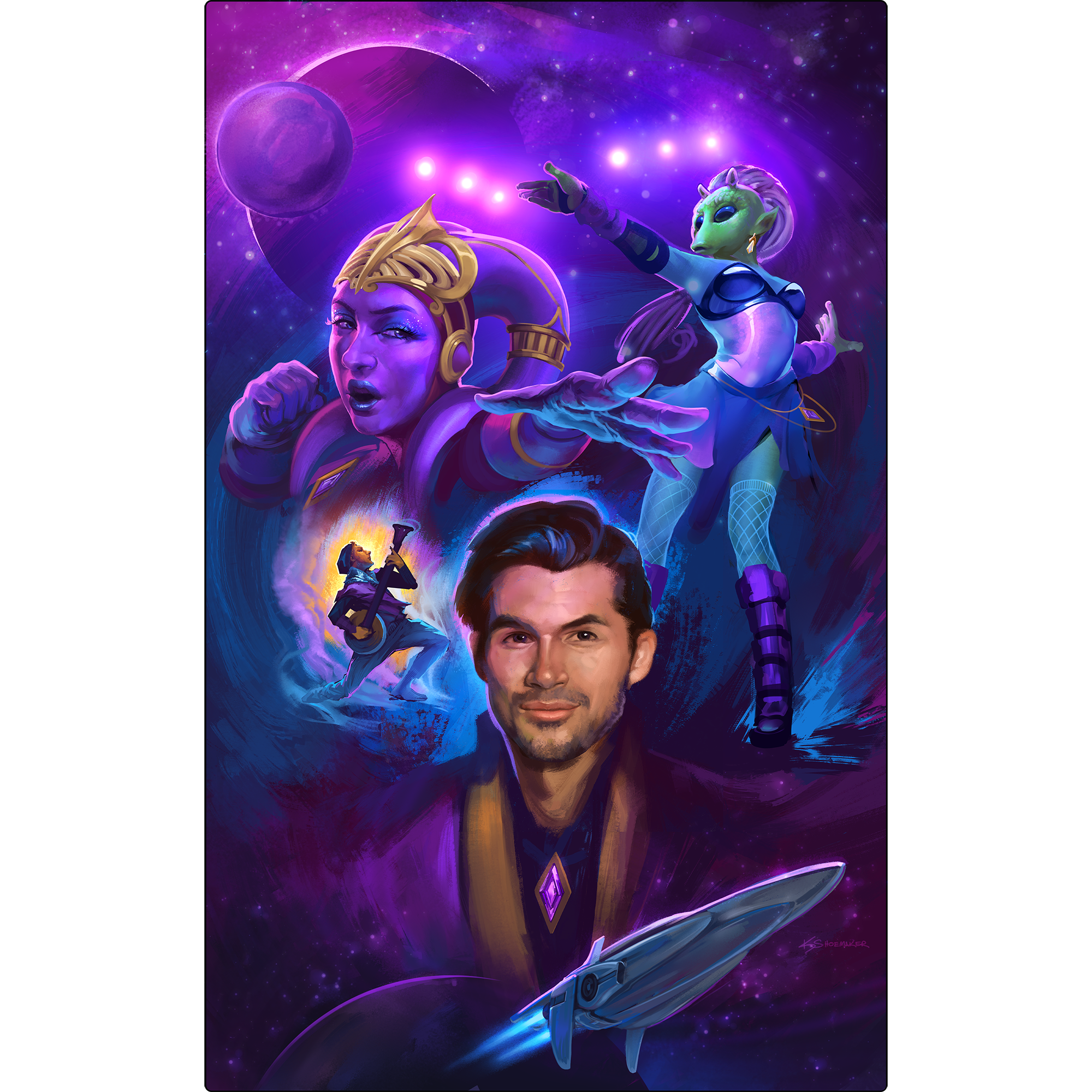 11X17 Galactic Tour Print