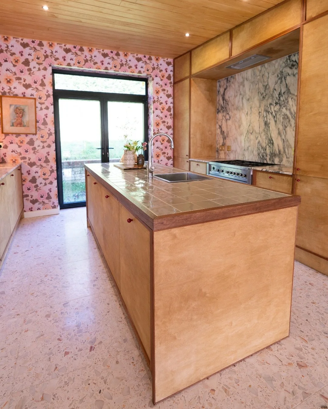 One of our favourite installs&hellip;

We designed this custom cabinetry for @whinniewilliams to bring her dream luxury retro kitchen to life&hellip; warm woods, beautiful materials and details that make the whole space feel considered.