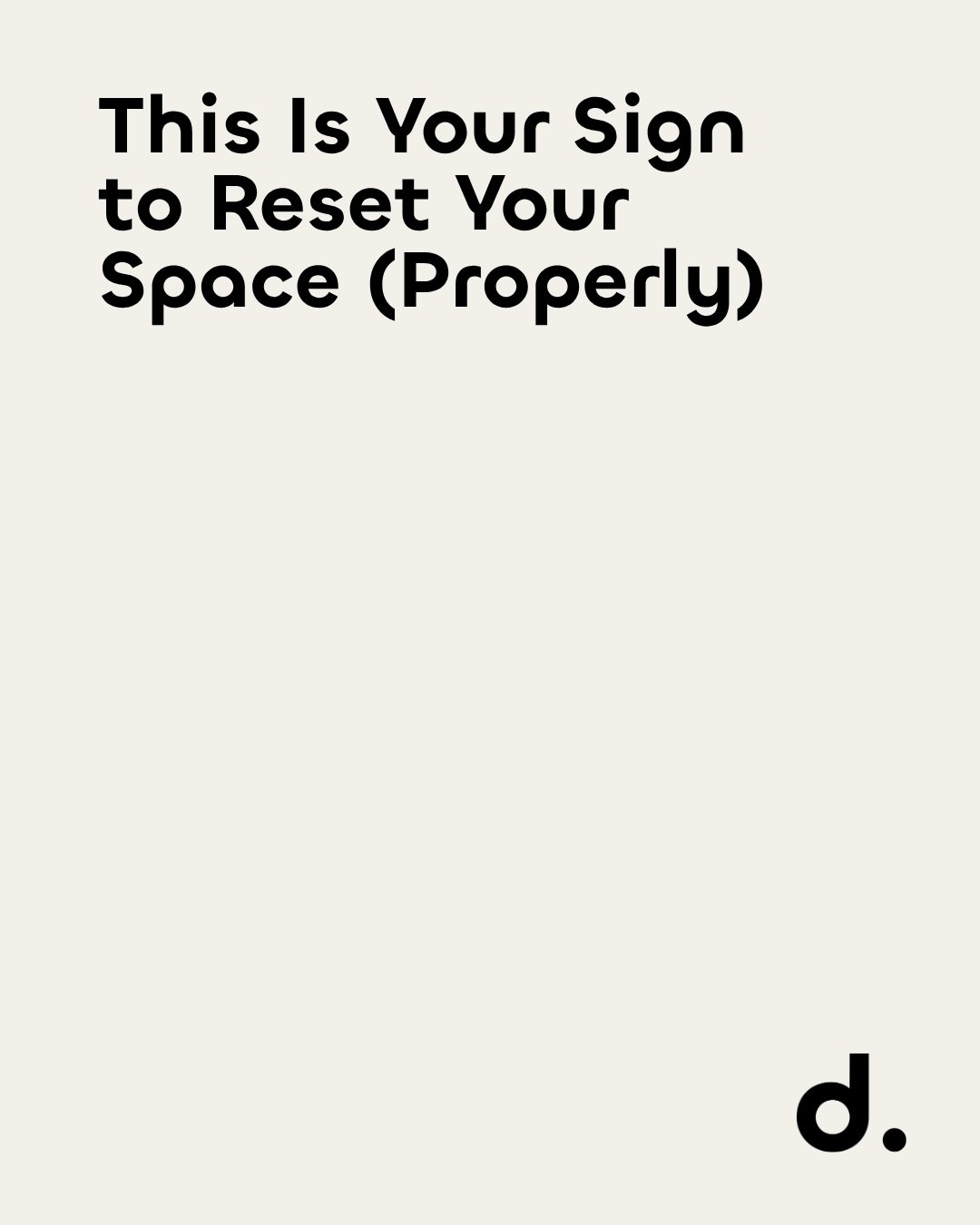 A spring reset isn&rsquo;t about doing more, it&rsquo;s about doing it better.

📦Edit before you add. 🖤Make functionality feel beautiful. 💡Rethink your storage, not just your stuff.

Because when your space feels considered, everything else follow