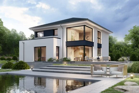 Dan-Wood S-Line Range Park 179S E 2-Storey. Exterior. Price £339,900. Usable Area 188.44 m² (2,028 ft² ). 3 x Bedrooms. 2 x Bathrooms. Garage - No. Available From Cherish Homes 0845 430 0010