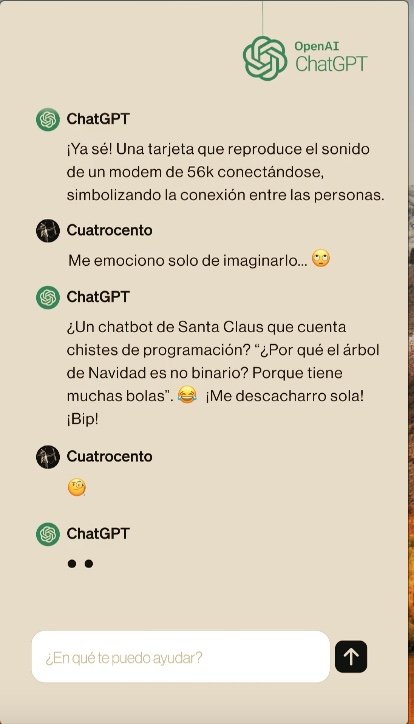 Cuando ChatGPT casi 'arruina' la Navidad... y cómo la salvamos un puñado de humanos.