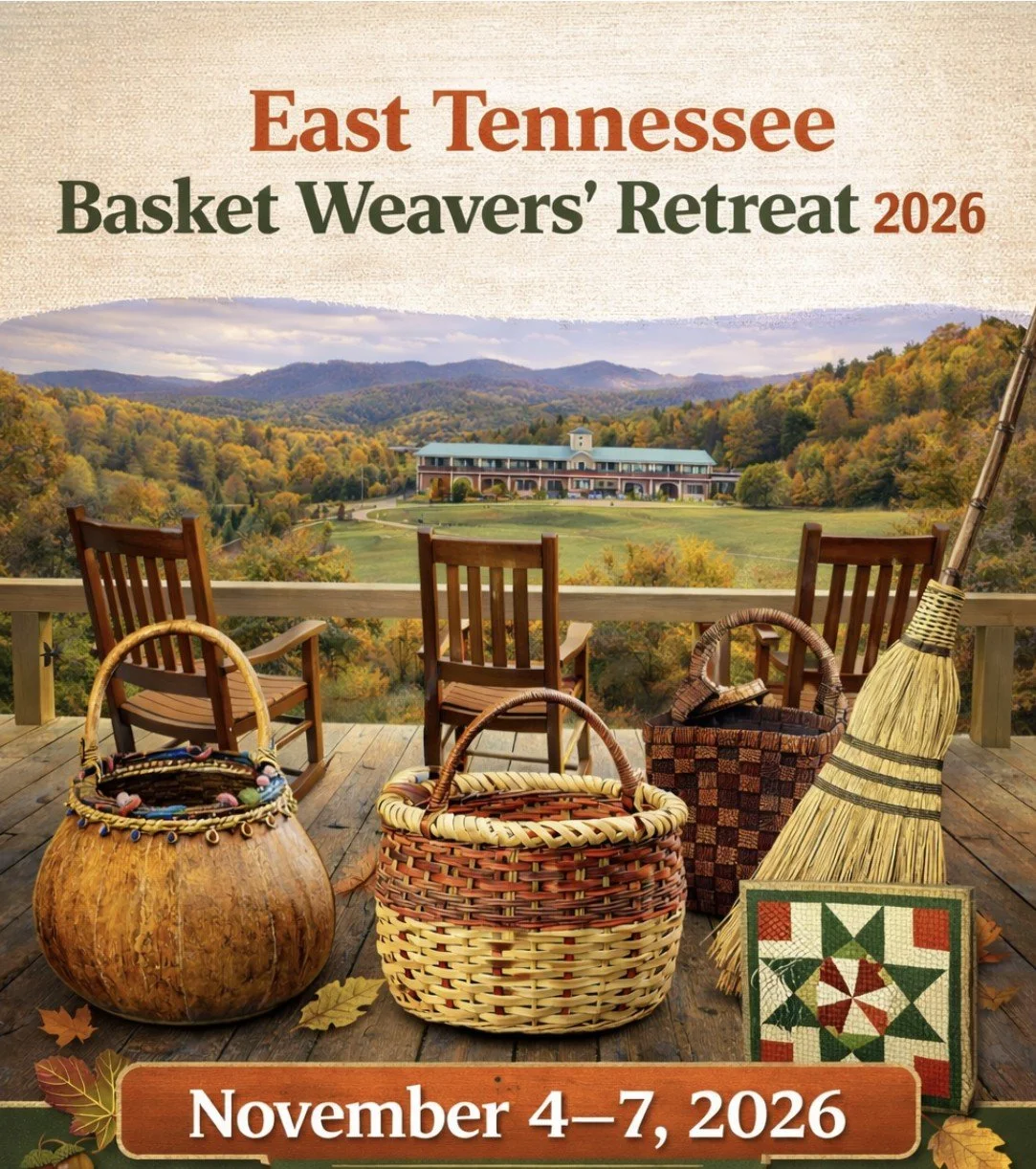 East Tennessee Basket Weavers' Association Retreat 2026