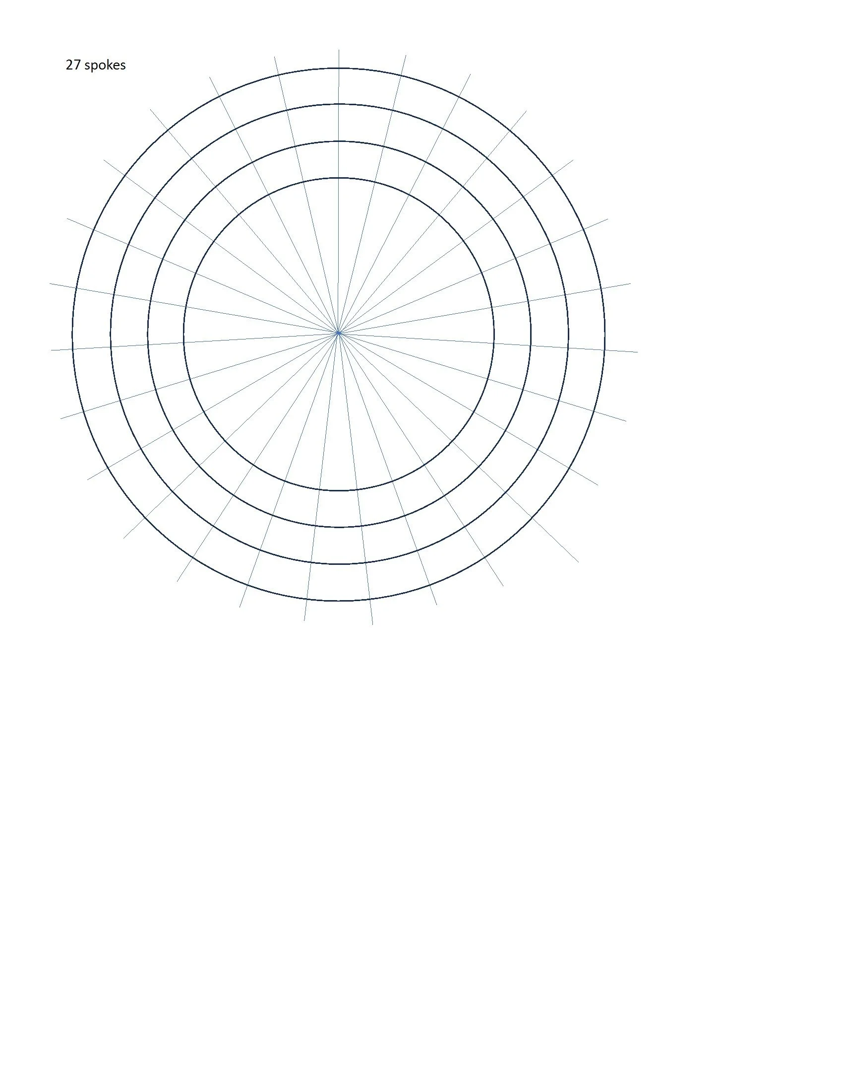 27 Spoke Template