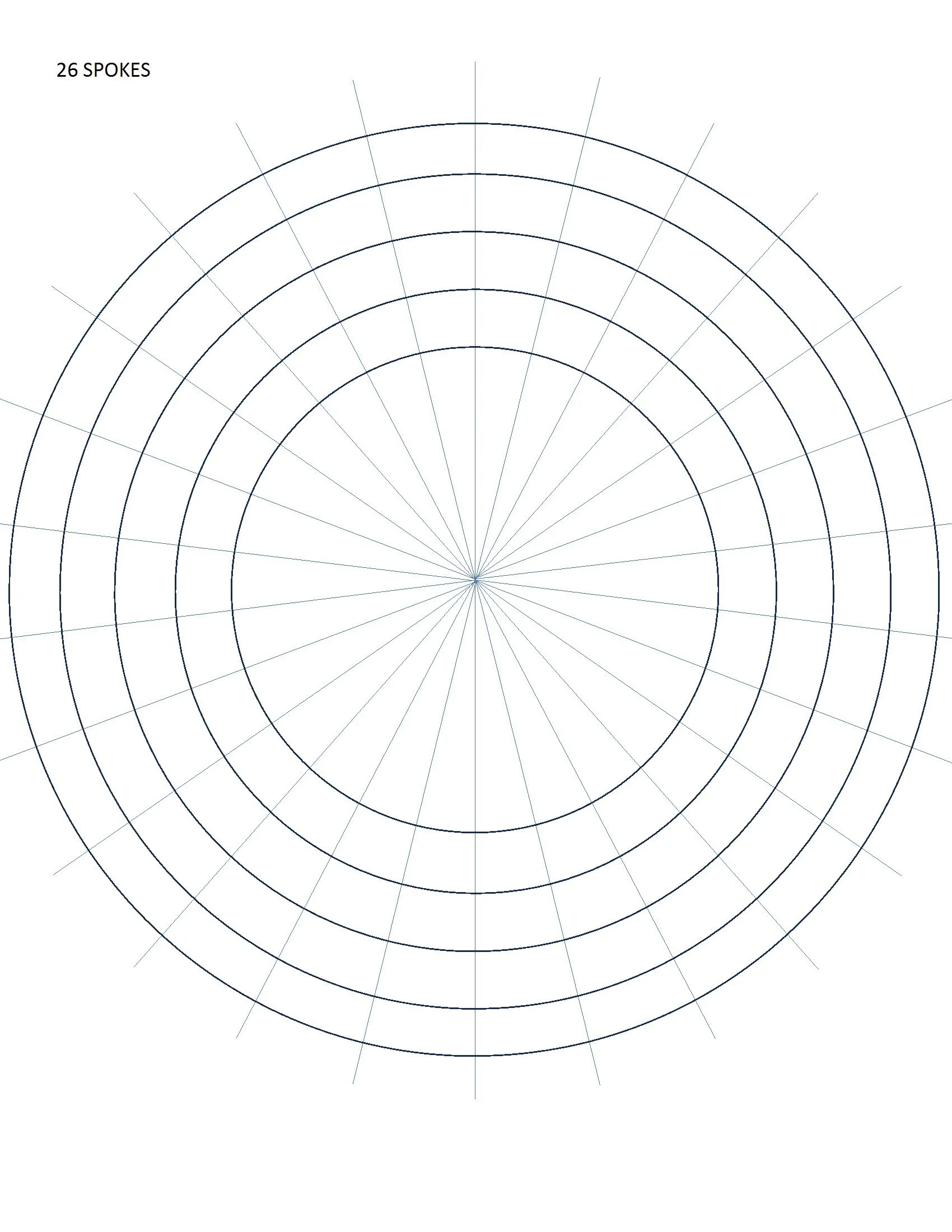 26 Spoke Template