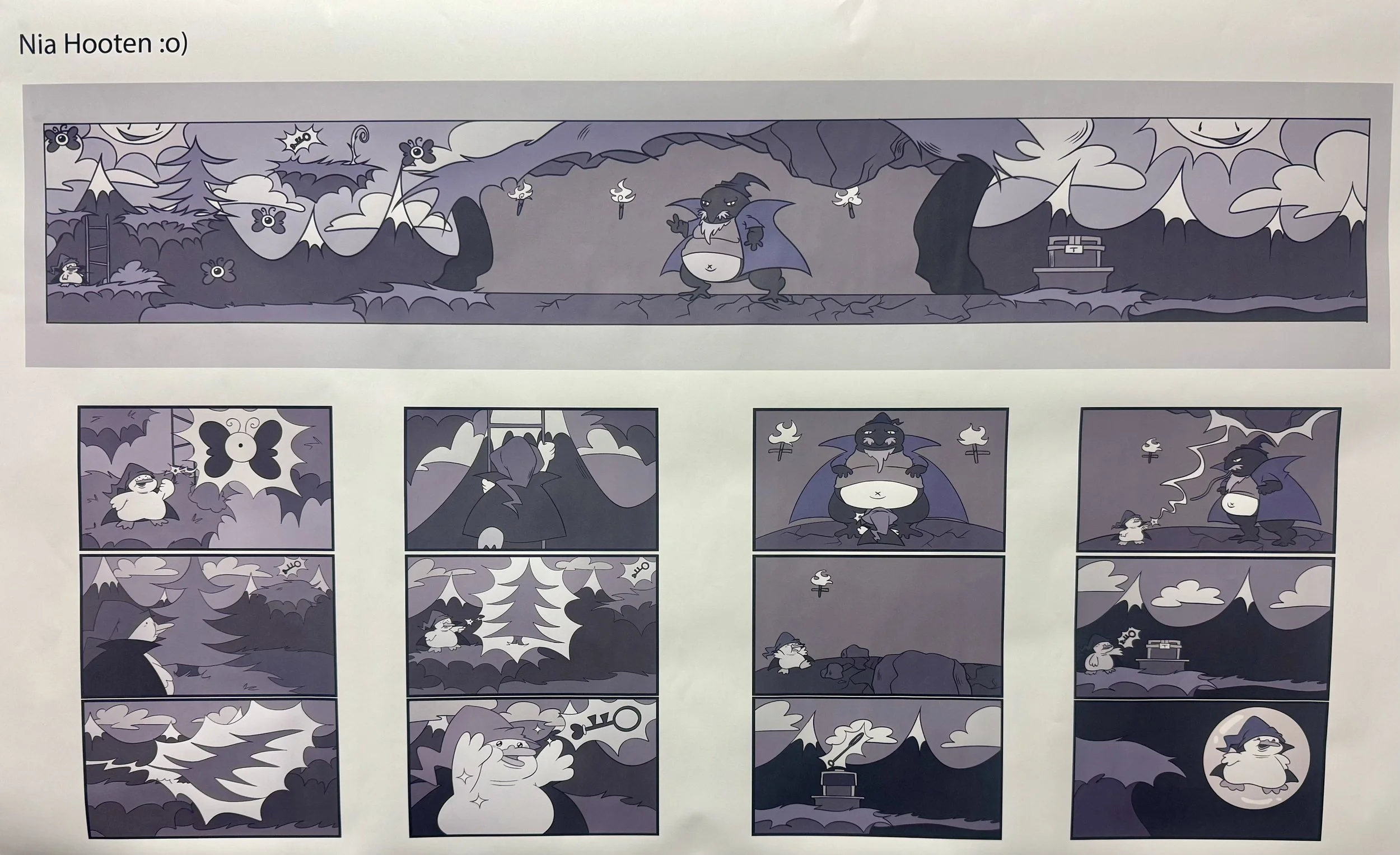 Story Board of a game level I developed!