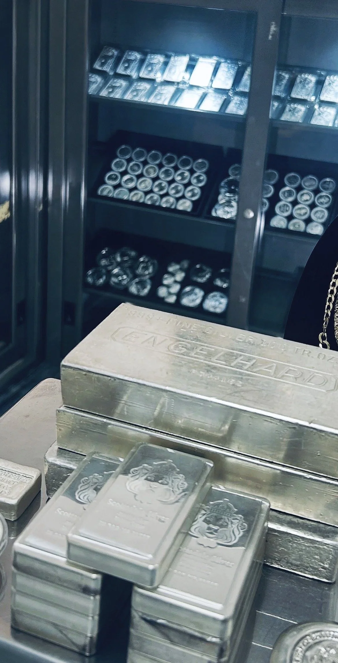 Engelhard Silver Bars 100 oz of .999 fine Silver