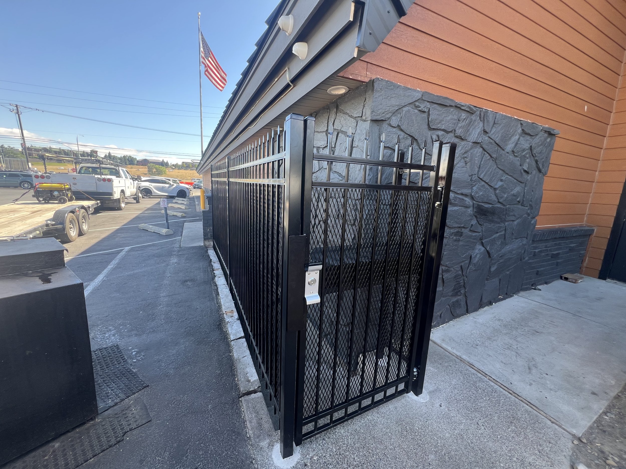 Locking Security Gate