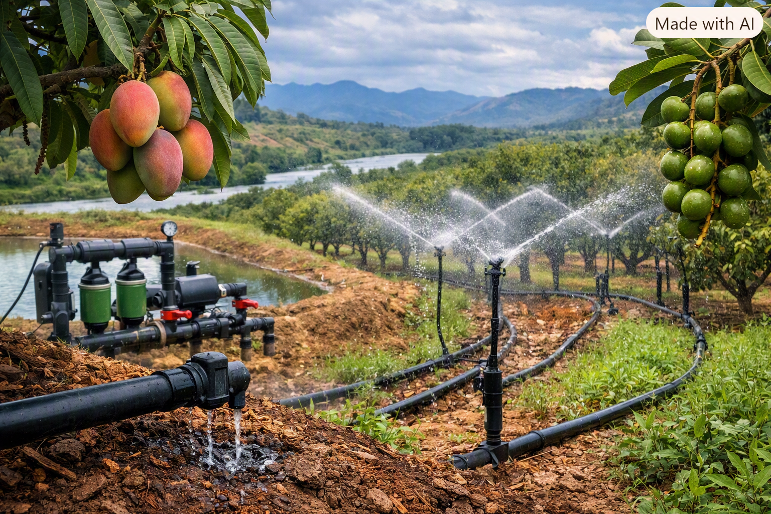 Irrigation Systems for Mango: Design, Scheduling, and Best Practices