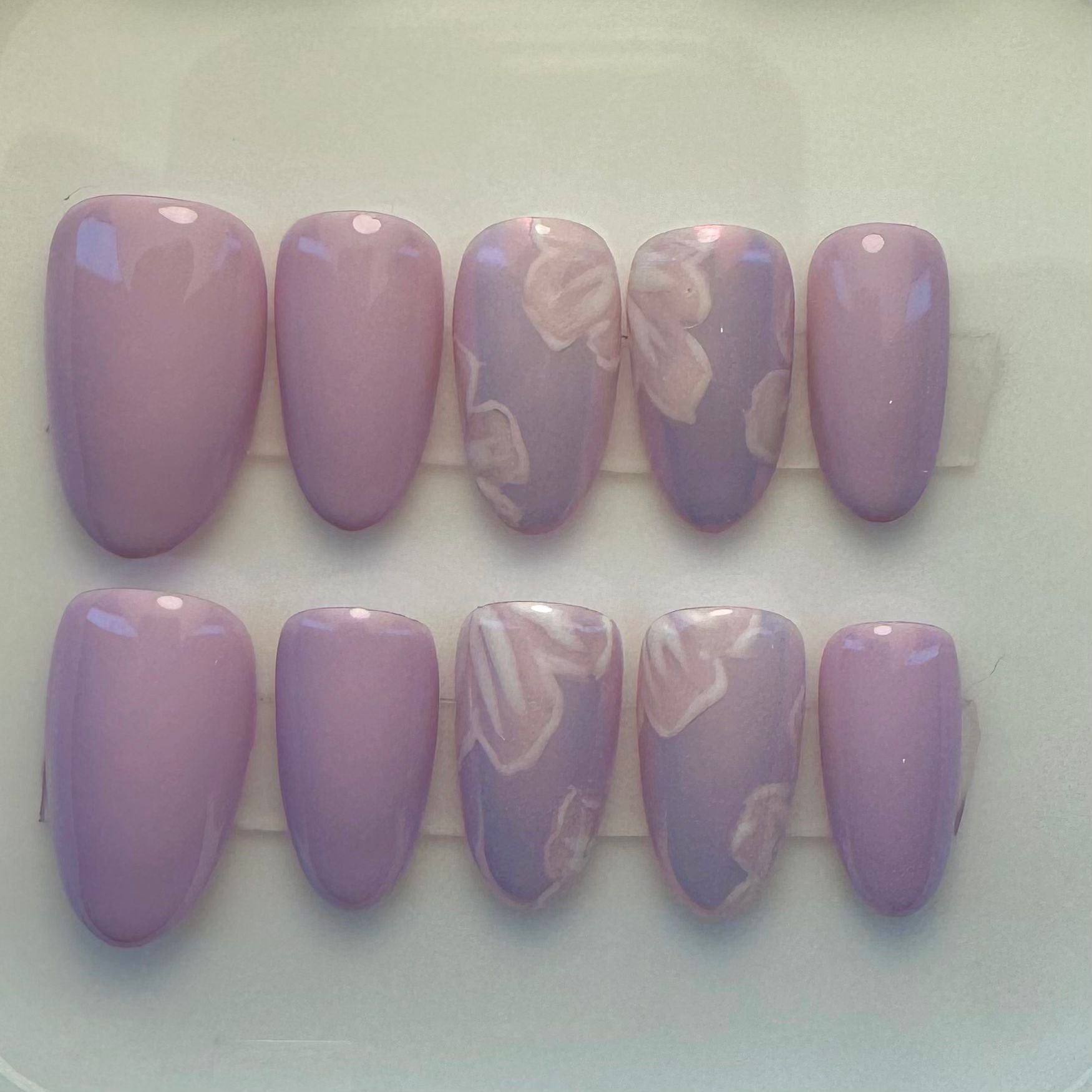 Chrome Flower - On It Nails