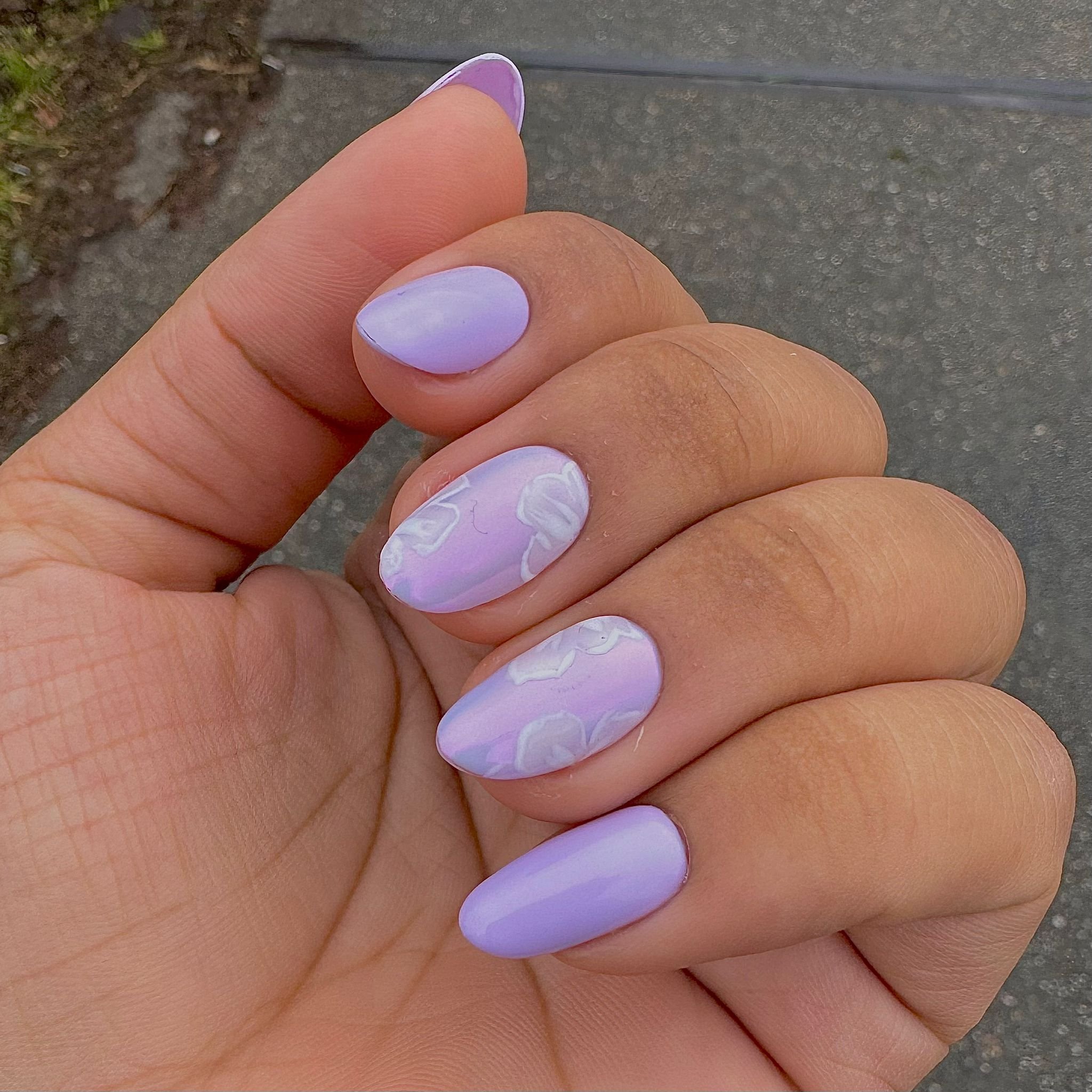 Chrome Flower - On It Nails