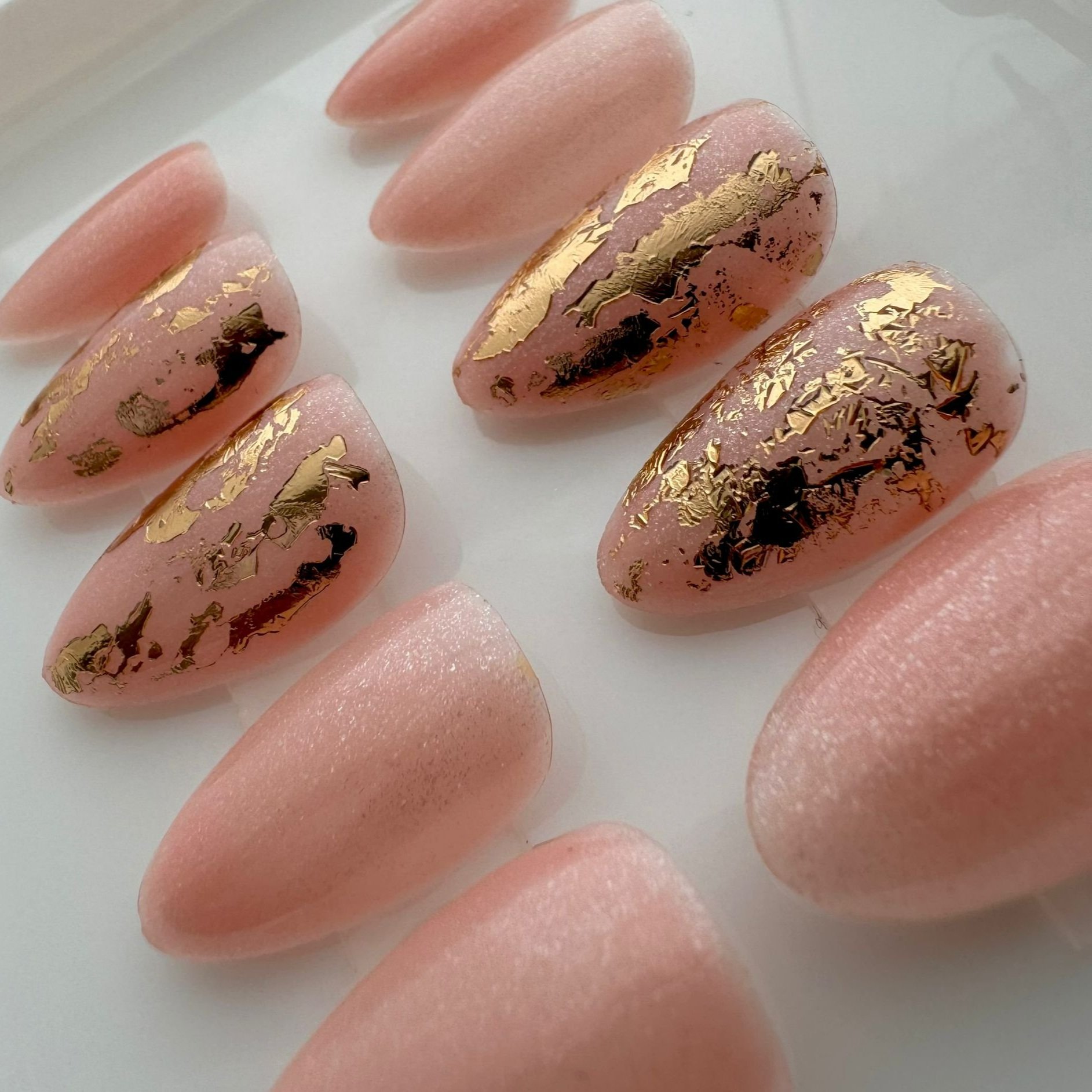 Golden overlay - On It Nails