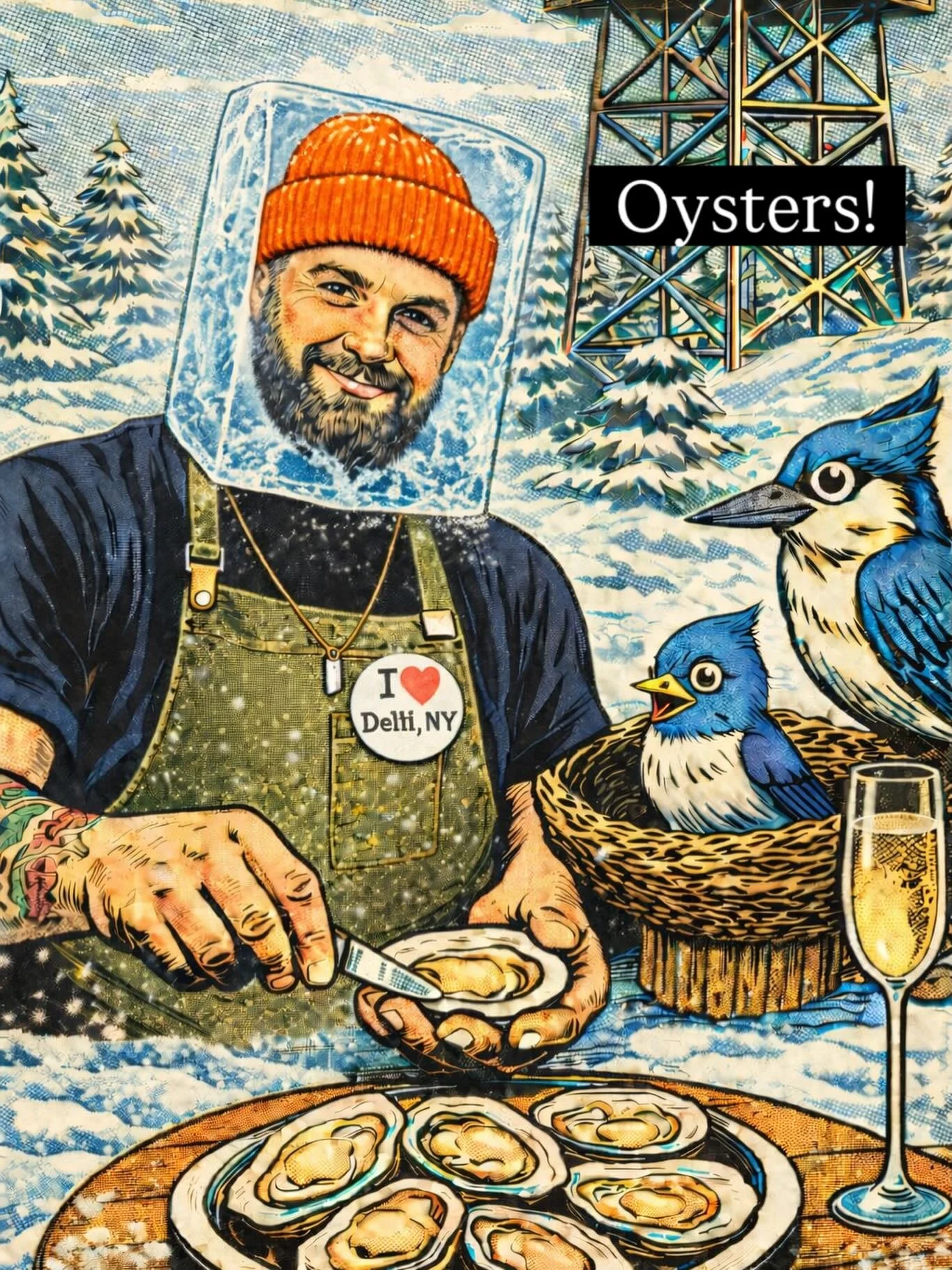 Join us for $1.25 Oysters and $10 Prosecco! 🥶