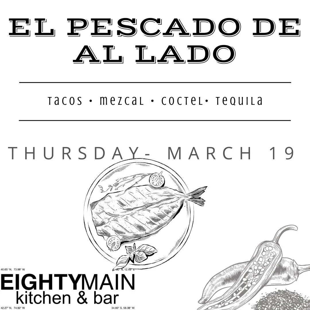 Join us for some delish South of the border sea food favorites! 3/19 - looking forward to seeing you!