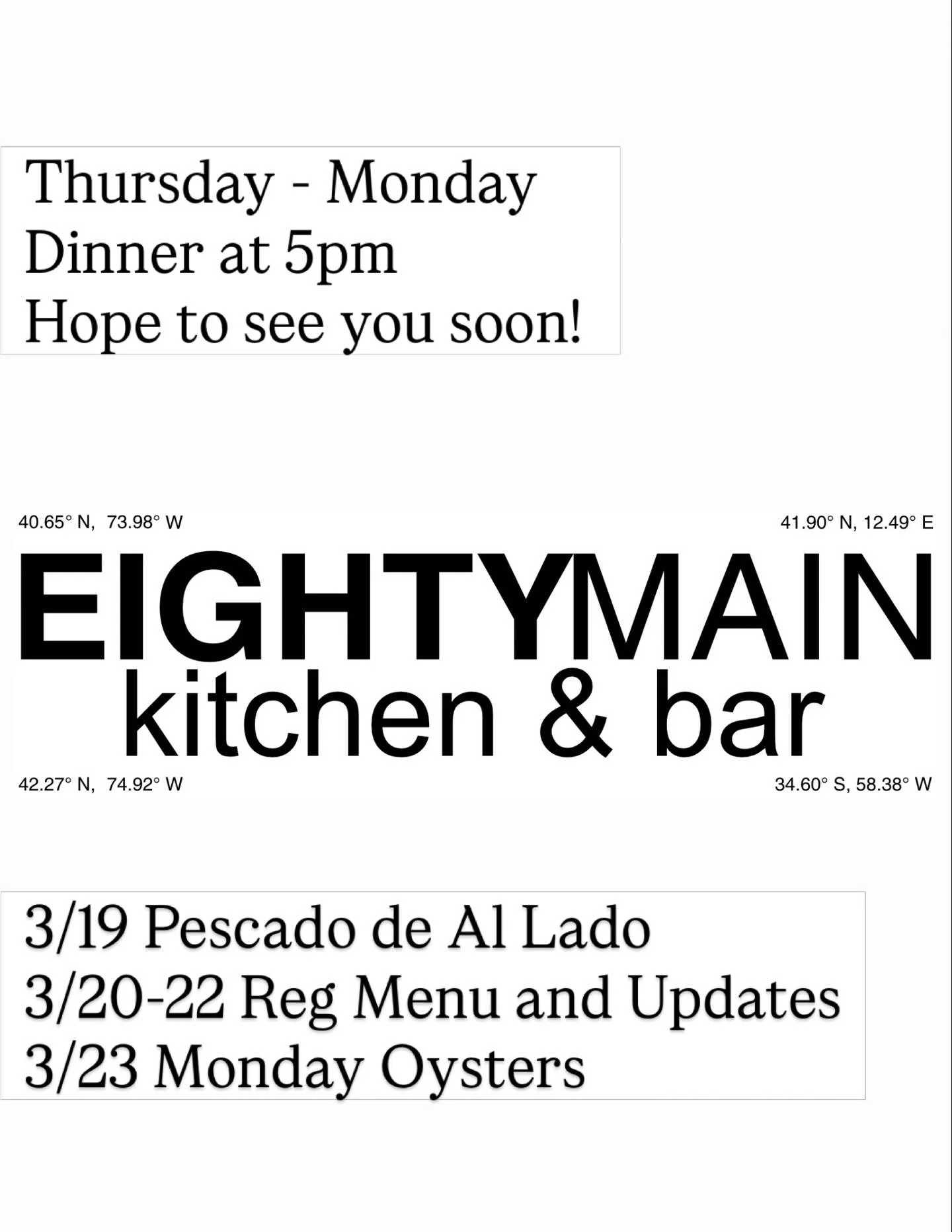 One more week closer to Spring! Wear your muck boots! See you soon.