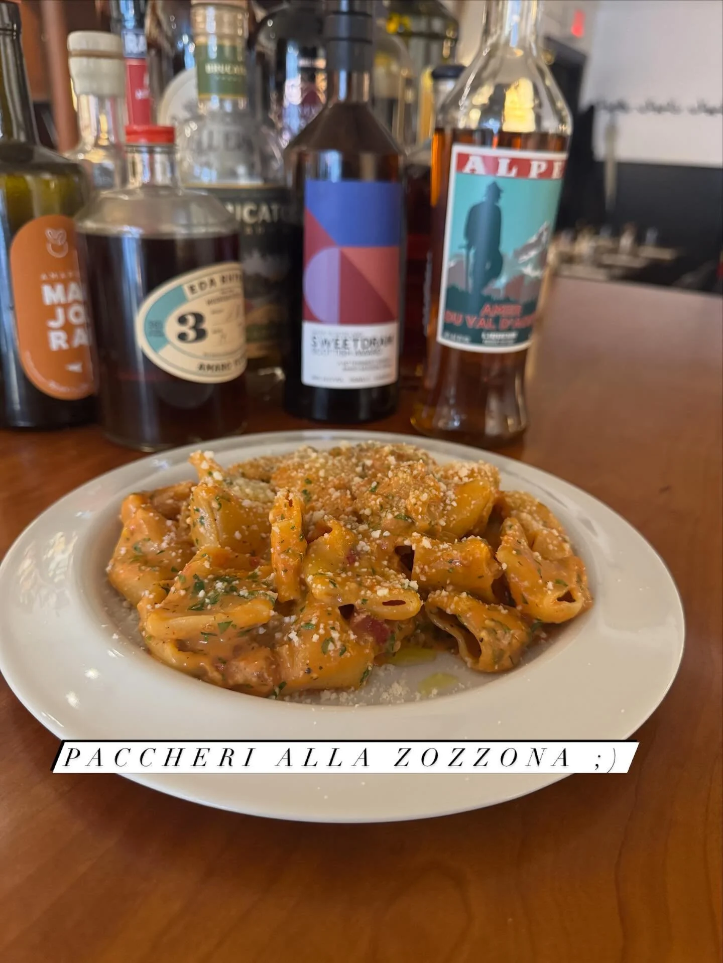 New Pasta alert ! Paccheri alla Zozzona! Delish!