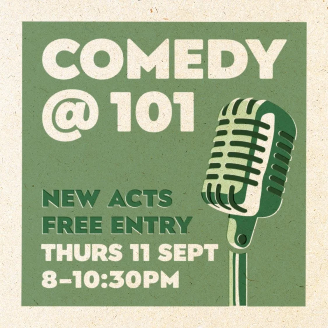 Comedy at 101