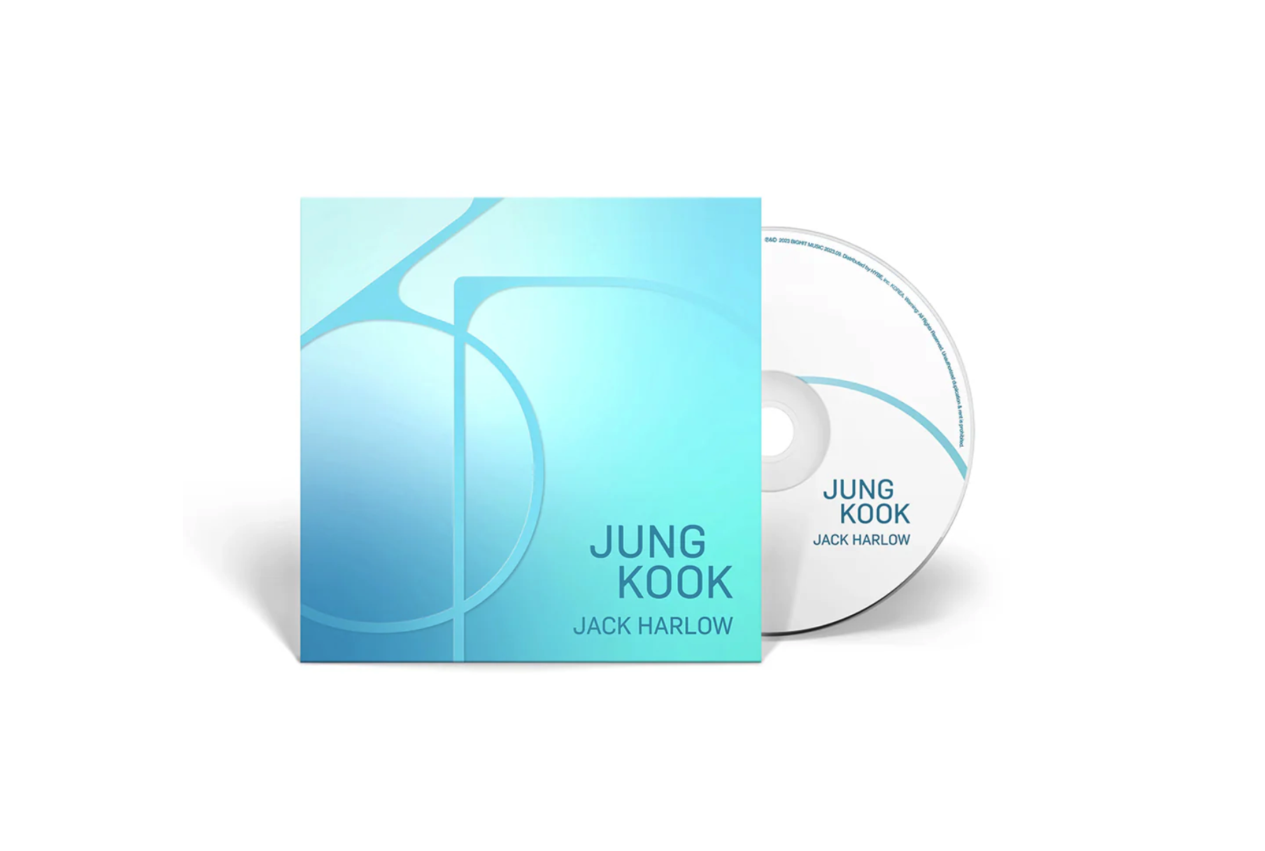 Jung kook jack harlow album on a white background