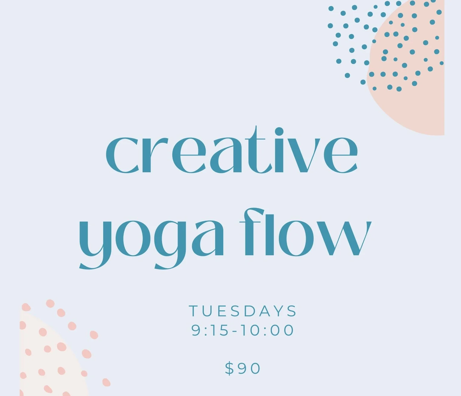 Creative Yoga Flow : 6 week series