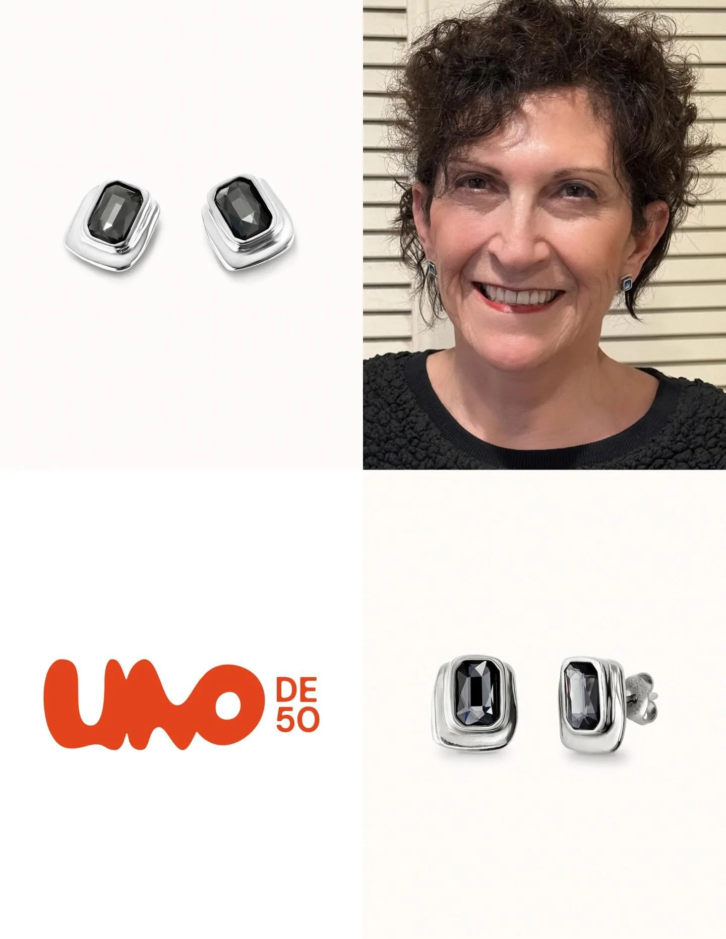 Winner of the UNOde50 Stud Earrings with Grey Crystal&hellip;

Salli Salem of Oceanside! 🎉 💃🏽