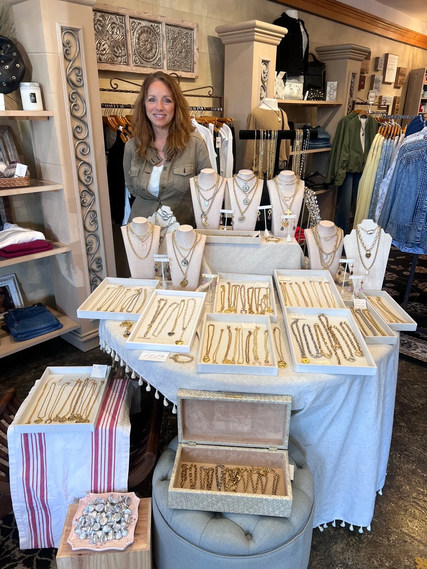 Dianna Strickland of J. Jax Jewelry joined us last Friday for a pre-Valentine&rsquo;s local designer showcase and brought such fun energy. Encinitas-based, endlessly creative and genuinely cool, Dianna has an excellent eye in everything she designs.