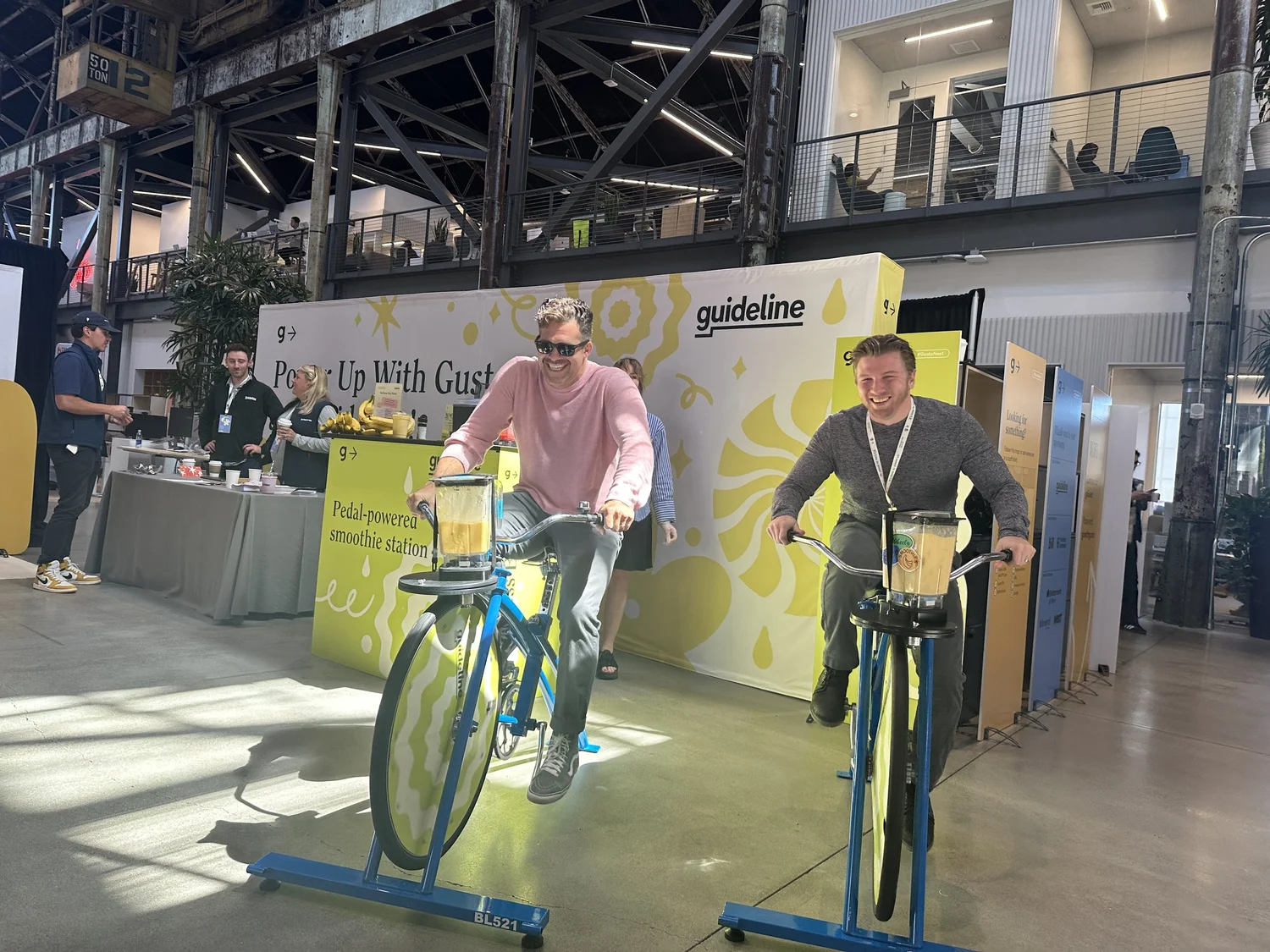 Pedal-powered smoothie station (guideline)