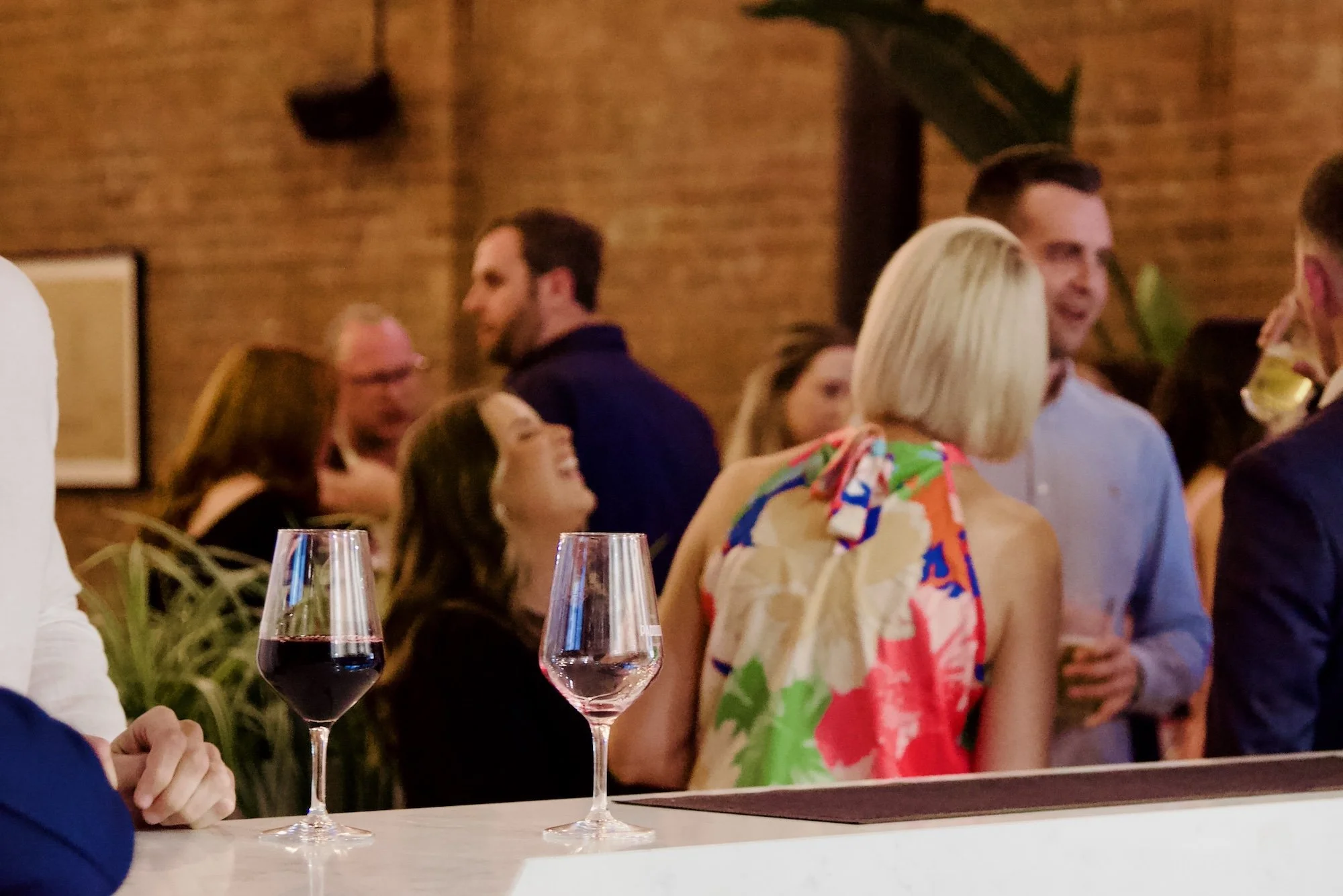 Social function at Paddock Bakery Geelong with wine, ambient lighting, perfect for private events and celebrations. 