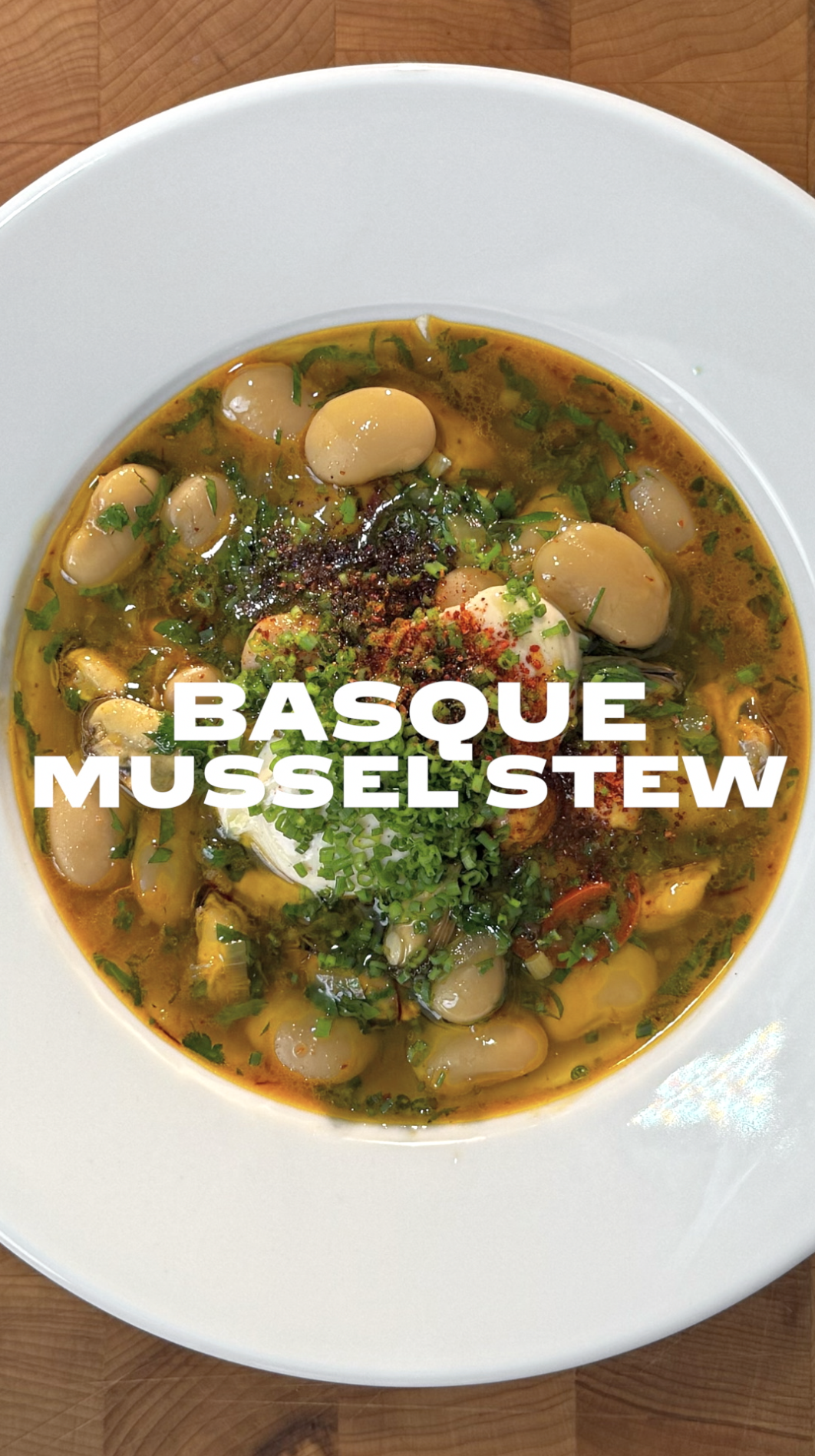 Basque mussel stew