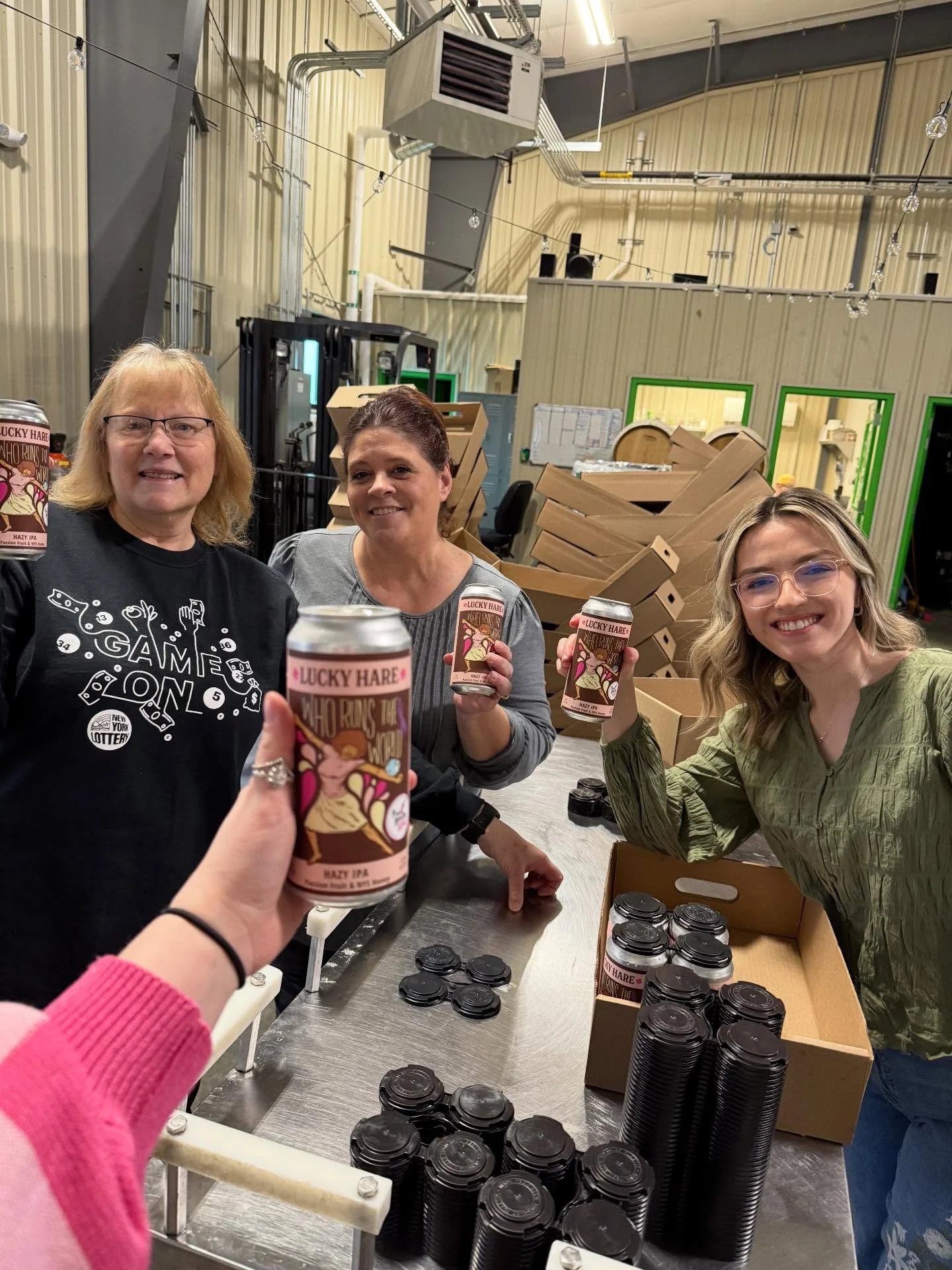 Who runs the world? 🍯💪

We had an incredible day canning our latest brew and we are beyond excited for our Women&rsquo;s Pint Out event this Saturday!

Who&rsquo;s joining us? Grab a glass of our brand-new Passion Fruit &amp; NYS Honey IPA, officia