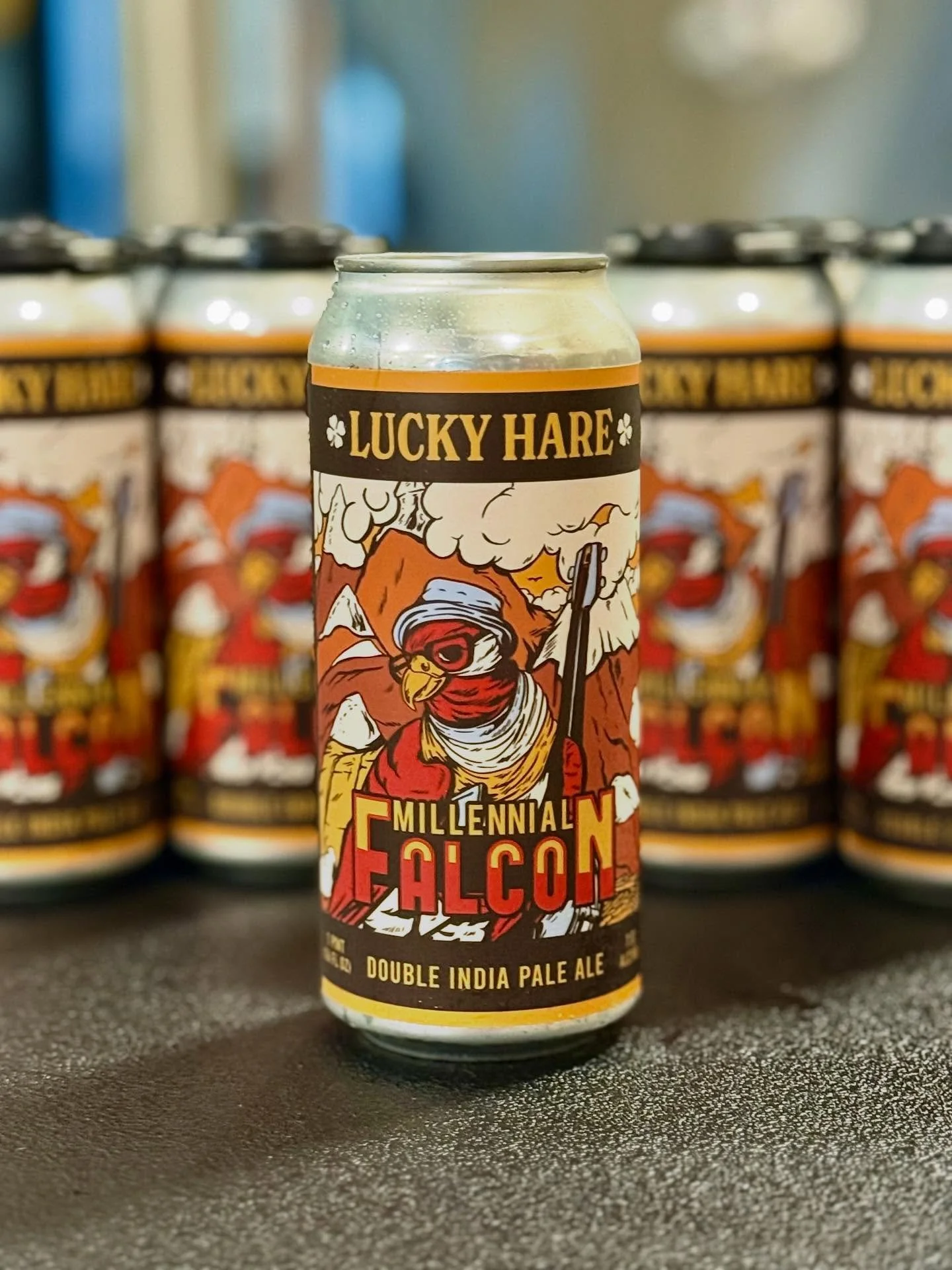 Fresh drops are in and ready to go 🍻

Millennial Falcon, Conan the Barvarian, and for the first time EVER in cans&hellip; Zealander are now available at both locations!

🚀 Millennial Falcon
American Double IPA | 7.5% ABV
Bright citrus, tropical fru