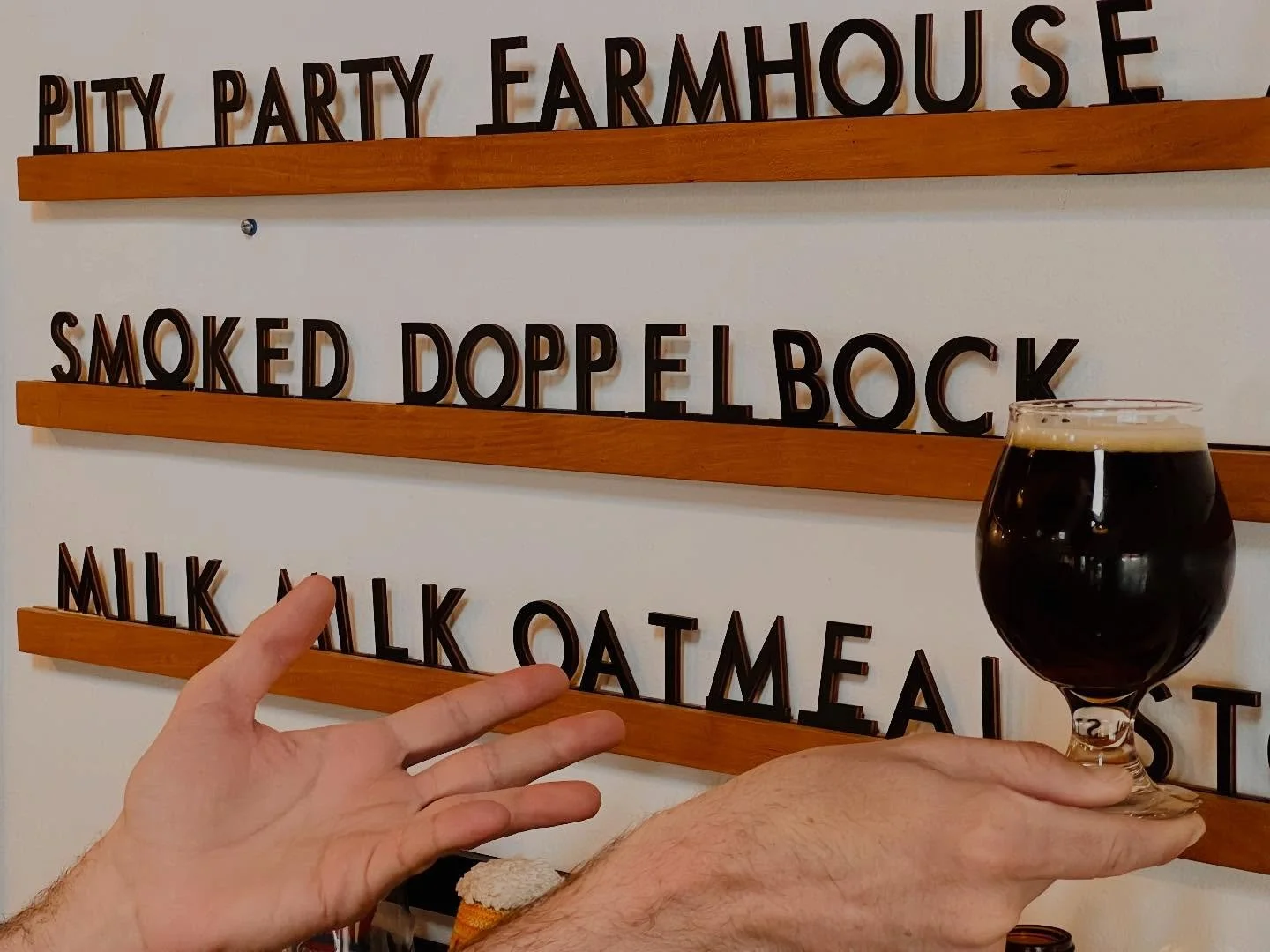 Today&rsquo;s beer release: Path of the Wolf 🐺🍺

Our Smoked Doppelbock (7% ABV) returns&mdash;first brewed 7 years ago to celebrate the birth of our son, Wolfgang, and now a true customer favorite.

This rich, complex brew features a diverse grain 
