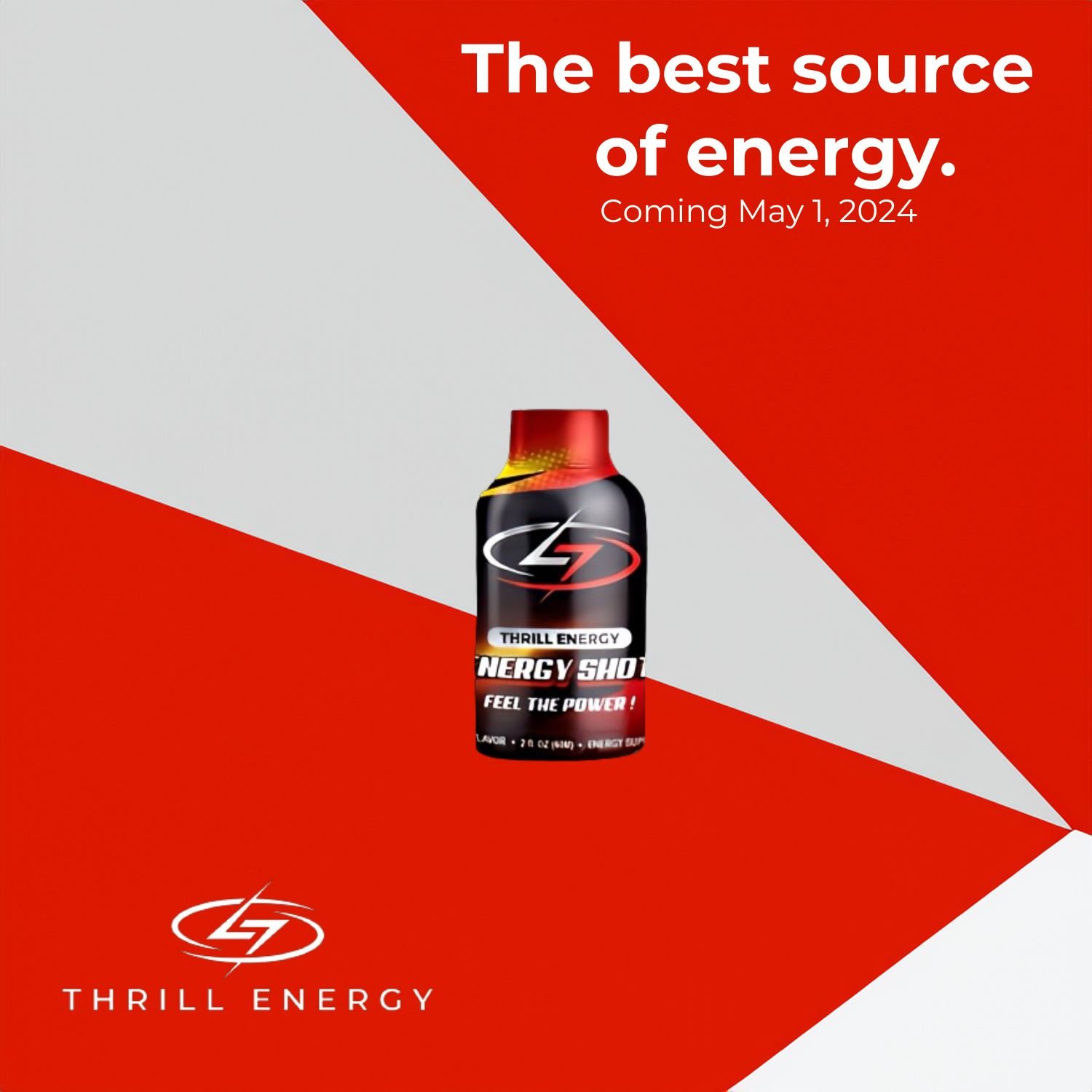 Unleash your inner power with our unstoppable energy shot! 🏁💥 Launching May 1, 2024! #PowerUp #AchieveGreatness #LeadershipFuel #UnleashYourPotential #ElevateYourGame #FuelYourSuccess #EnergyShot #Power #Vengeance #Honor #Empowered #EnergyDrink