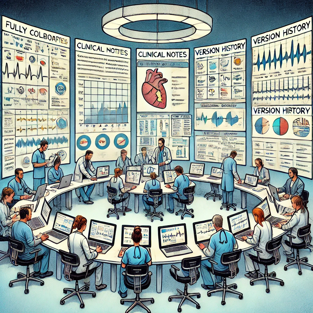 A Fully Collaborative, Noteless Electronic Medical Record Designed to Minimize Information Chaos: Software Design and Feasibility Study