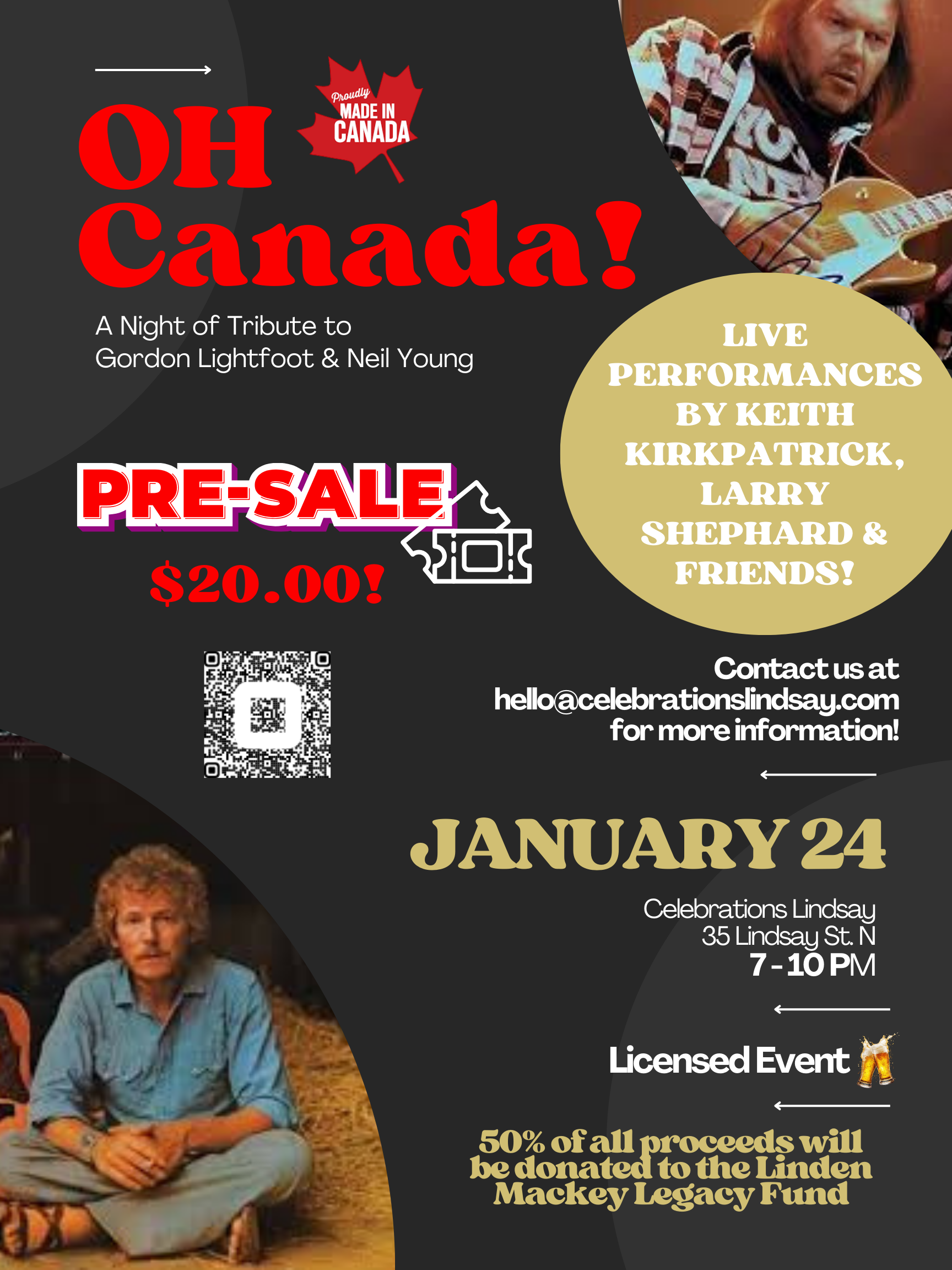 Oh, Canada! With Keith Kirkpatrick, Larry Shepherd &amp; Friends!