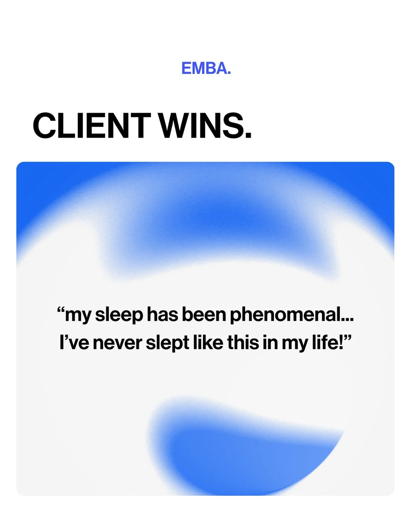 Honestly, this email made my whole week 💙

Especially because&hellip; we weren&rsquo;t even working directly on her sleep yet.

No night-time magnesium.
No herbal sleep tinctures.
No sleep protocols.
(Though they can be great tools when they&rsquo;r
