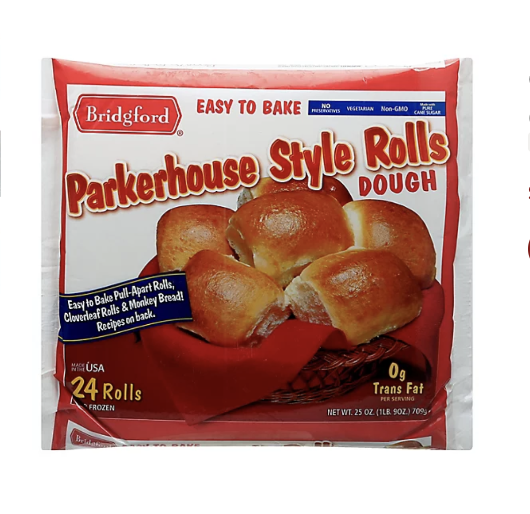 bridgford dough parkerhouse style rolls