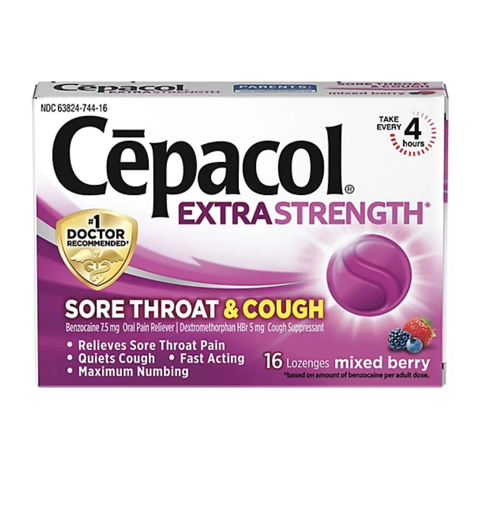 cepacol sore throat & cough relief