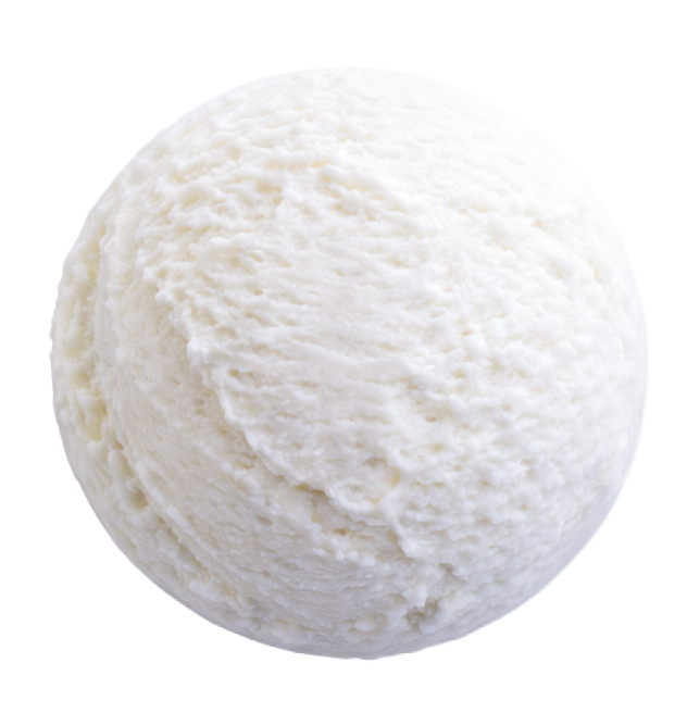 scoop of Fior Di Bufala gelato