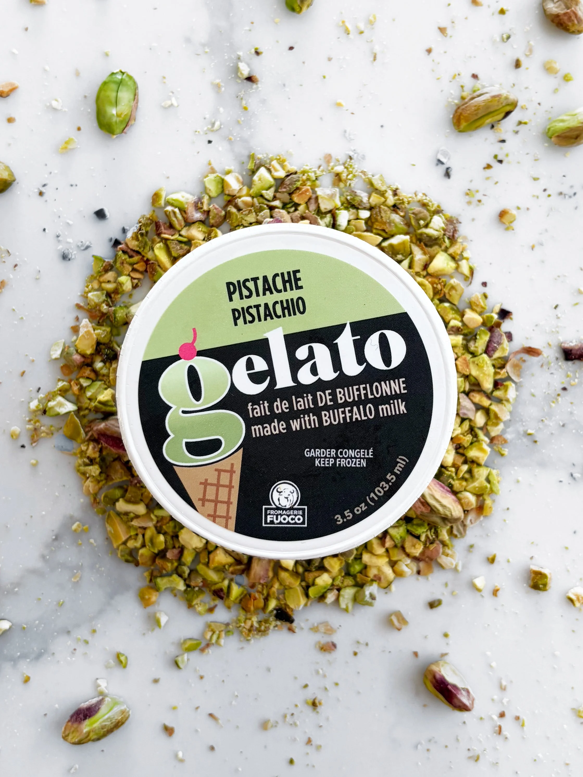 Pistachio Buffalo Gelato from Fromagerie Fuoco