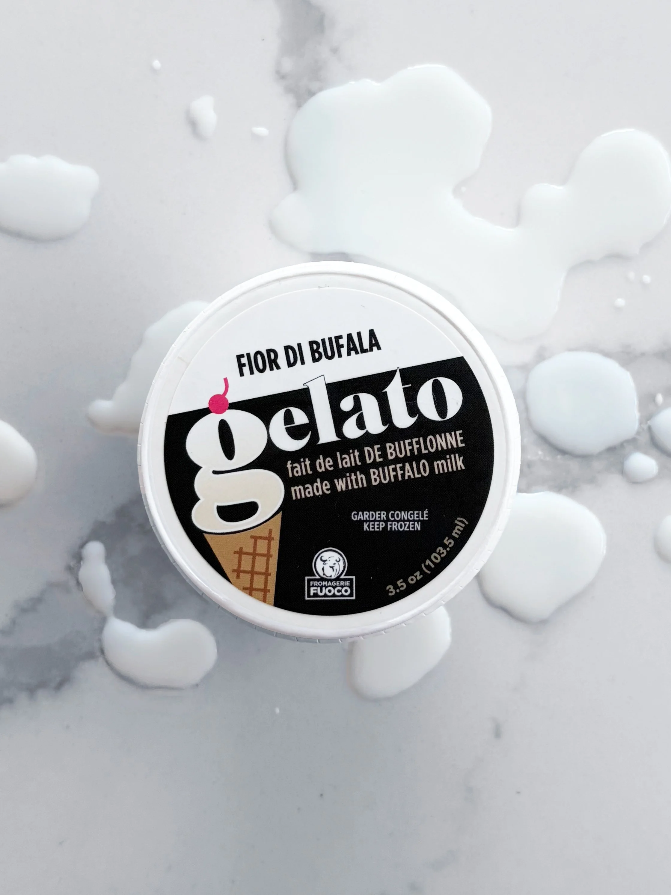 Fior di bufala Buffalo Gelato from Fromagerie Fuoco